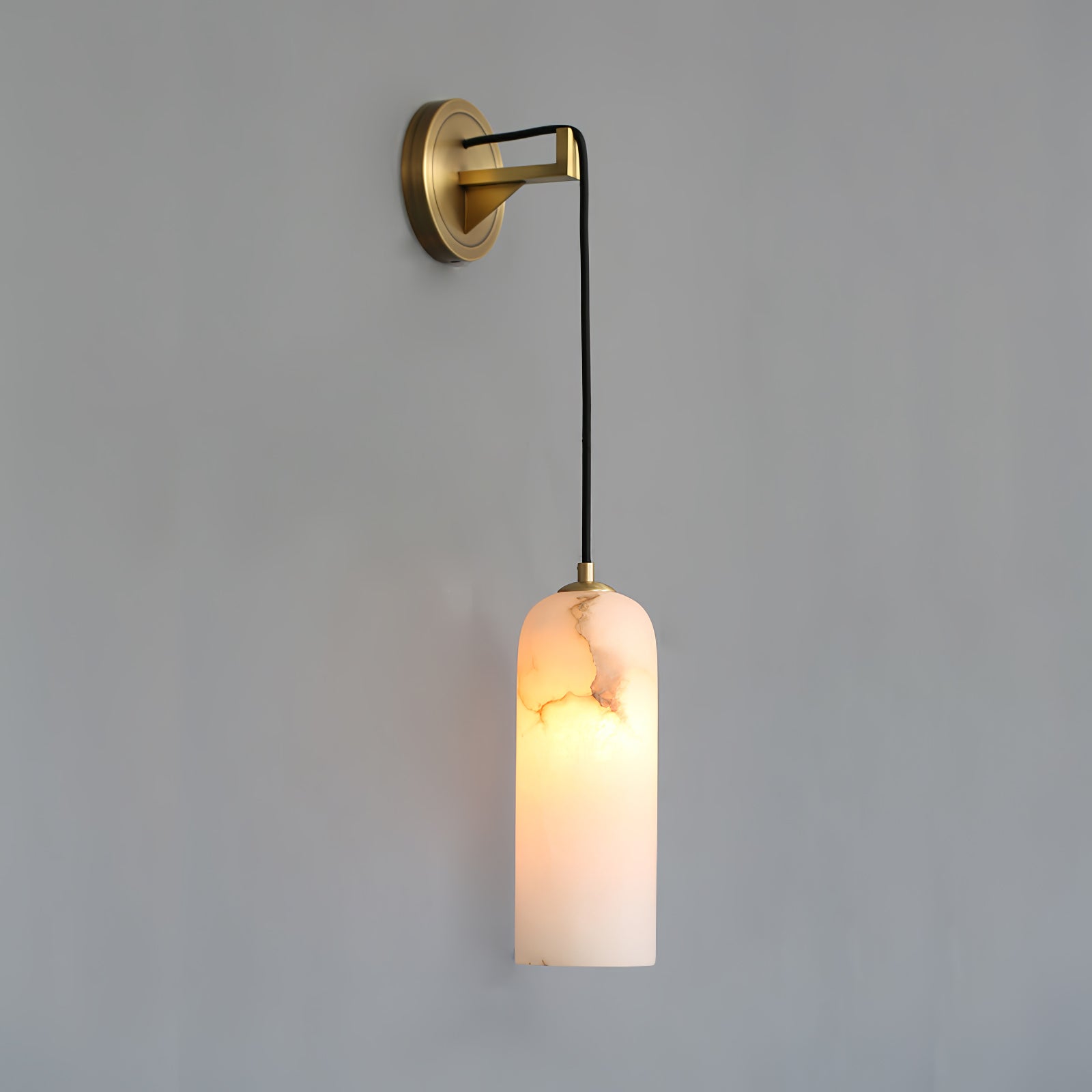 Vaelara Pendant Alabaster Wall Light - Neutral Decor