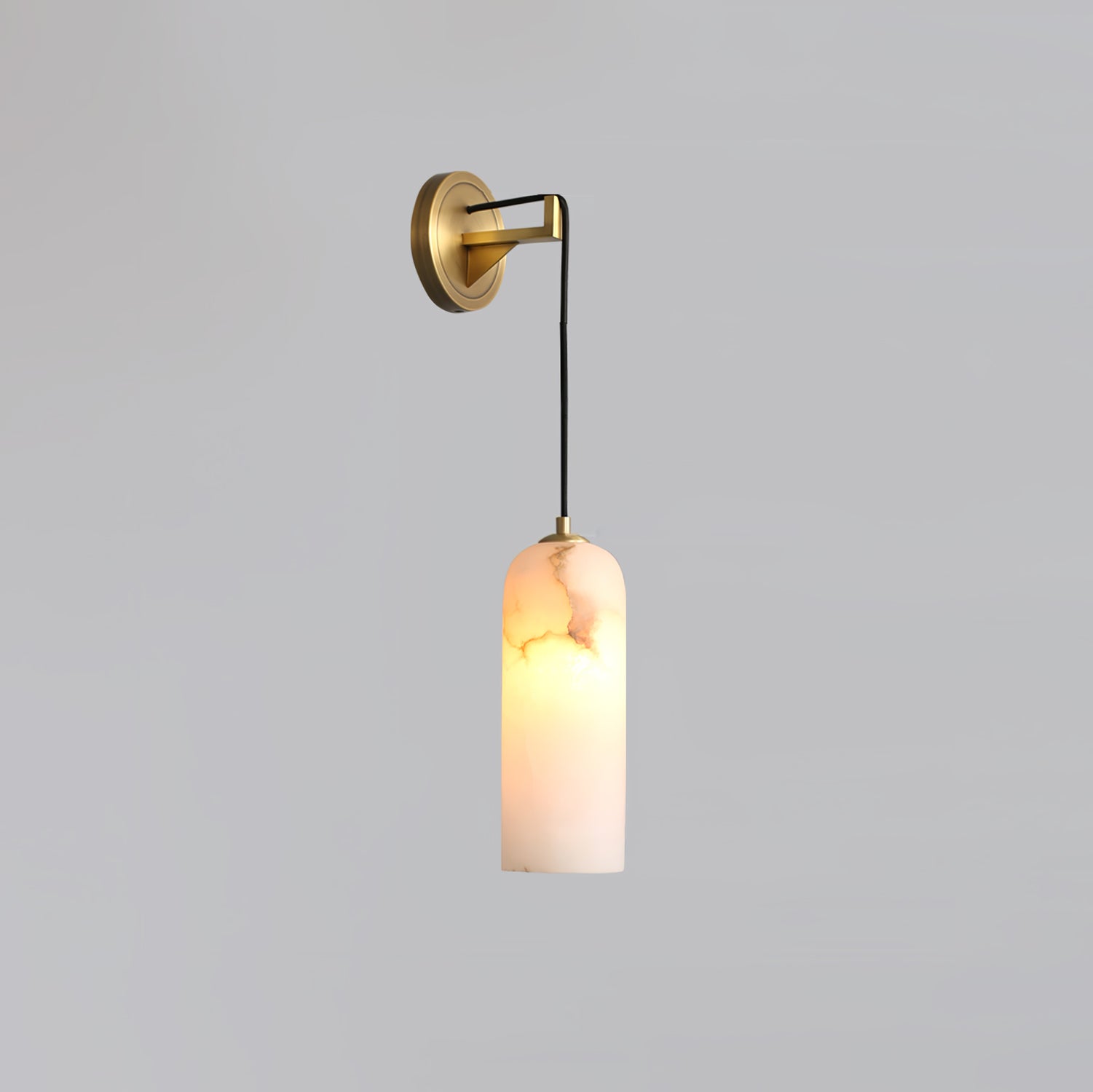 Vaelara Pendant Alabaster Wall Light - Neutral Decor