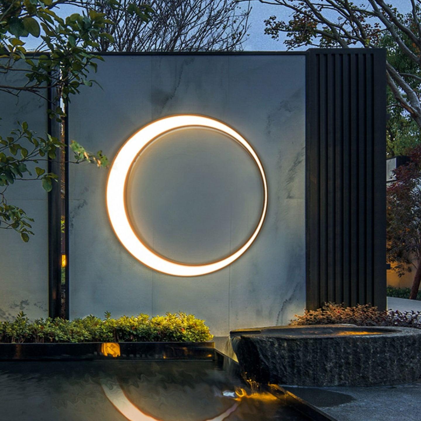 Noreliella Circular LED Outdoor Wall Light