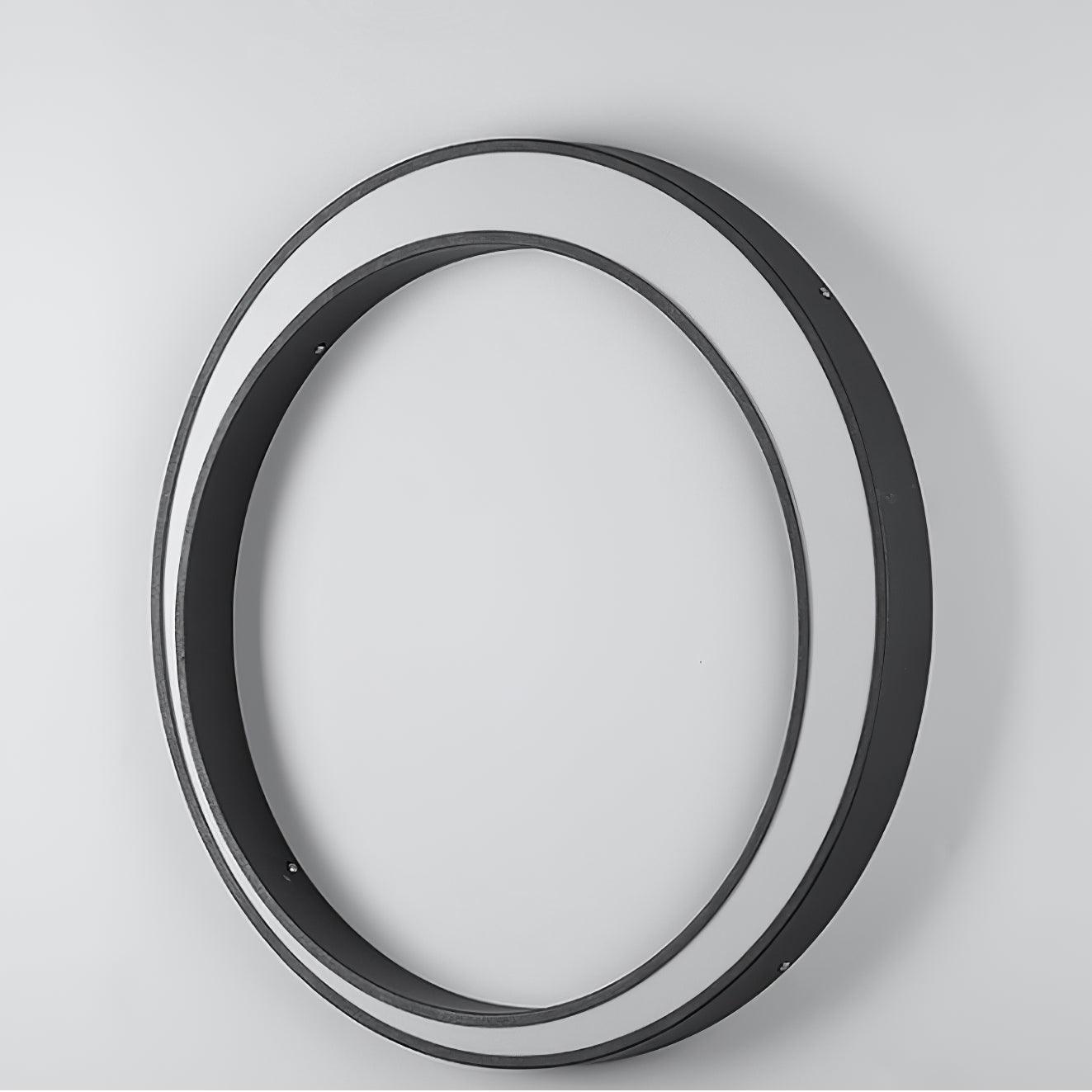 Zathee Circular LED Outdoor Wall Light - Neutral Decor