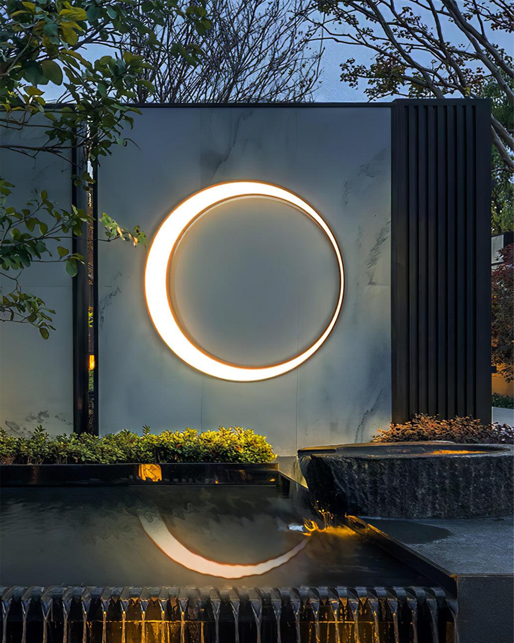 Noreliella Circular LED Outdoor Wall Light