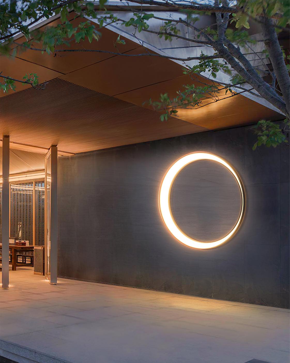 Noreliella Circular LED Outdoor Wall Light