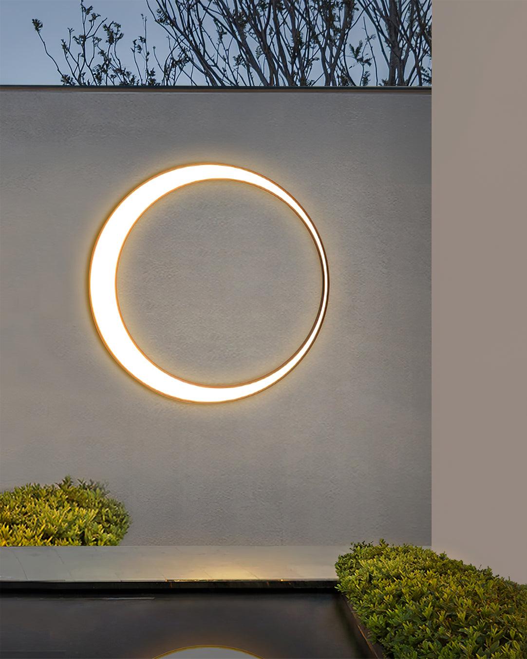 Noreliella Circular LED Outdoor Wall Light
