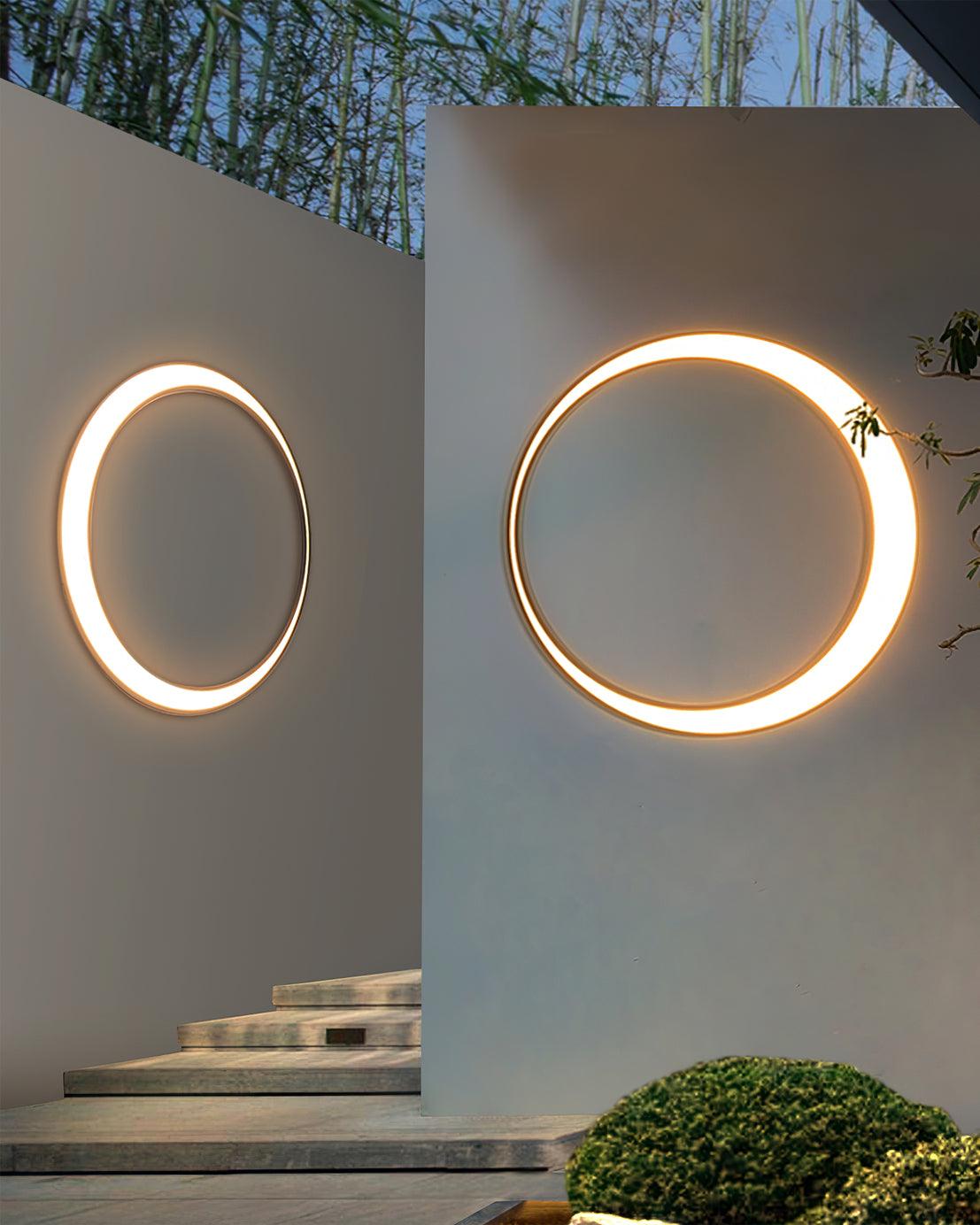 Noreliella Circular LED Outdoor Wall Light
