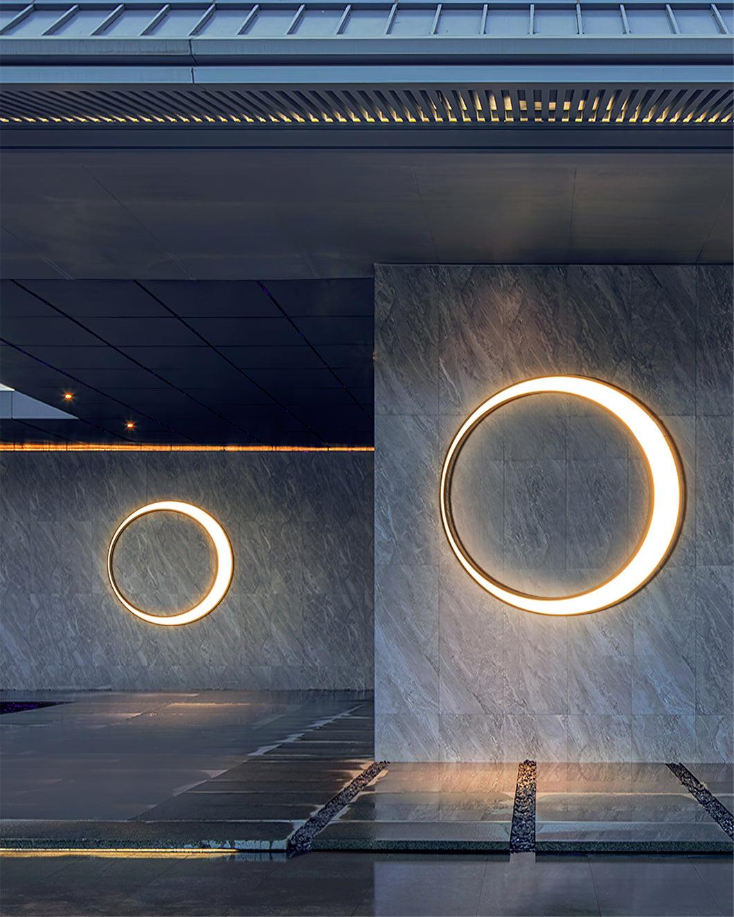 Noreliella Circular LED Outdoor Wall Light
