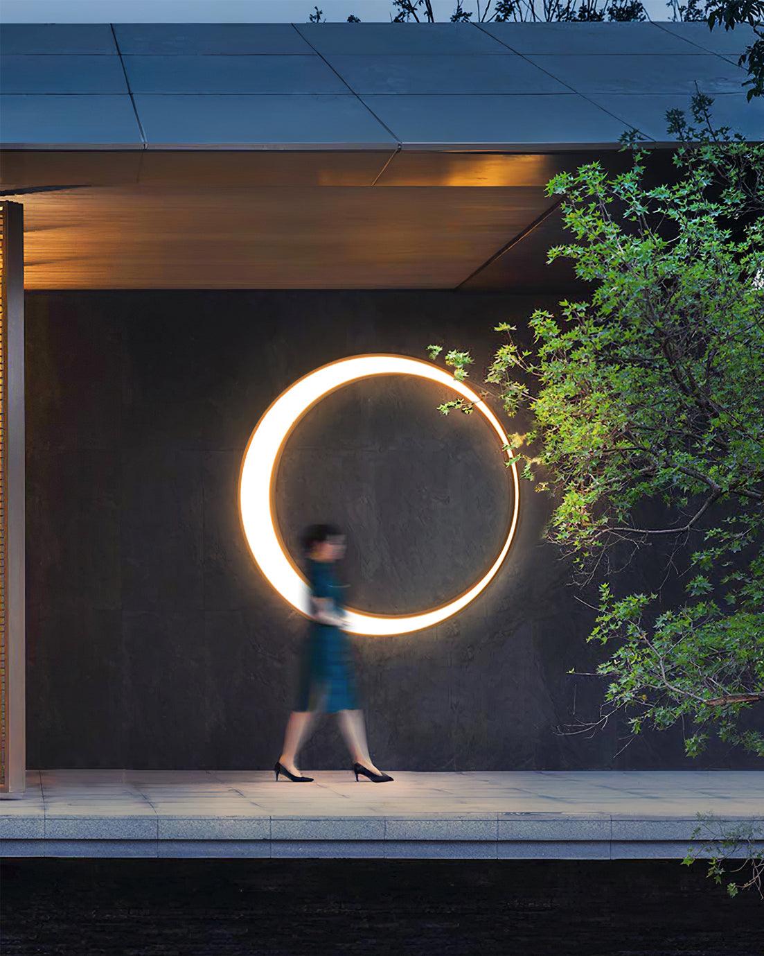 Noreliella Circular LED Outdoor Wall Light