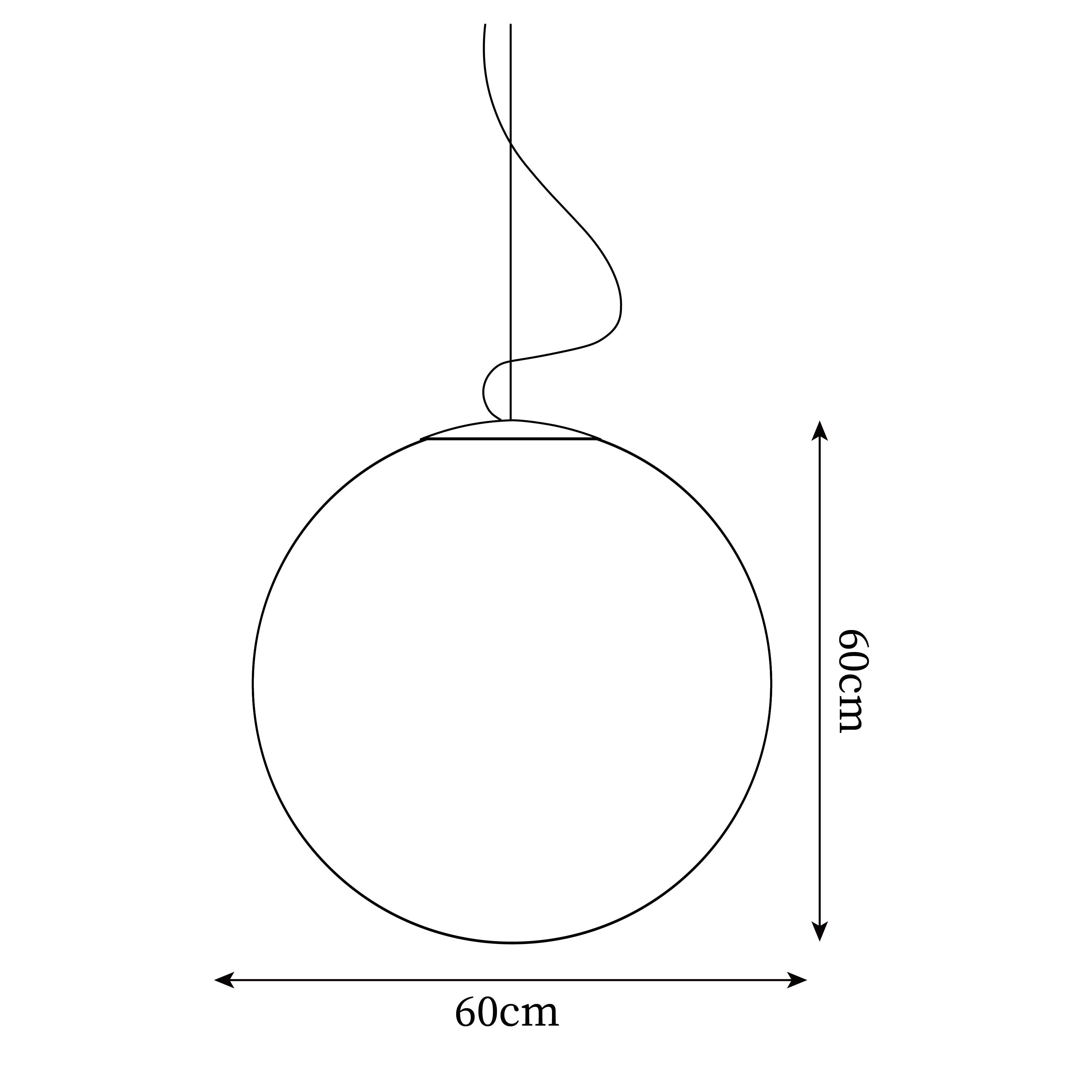 Lunara Moon Pendant Lamp - Neutral Decor