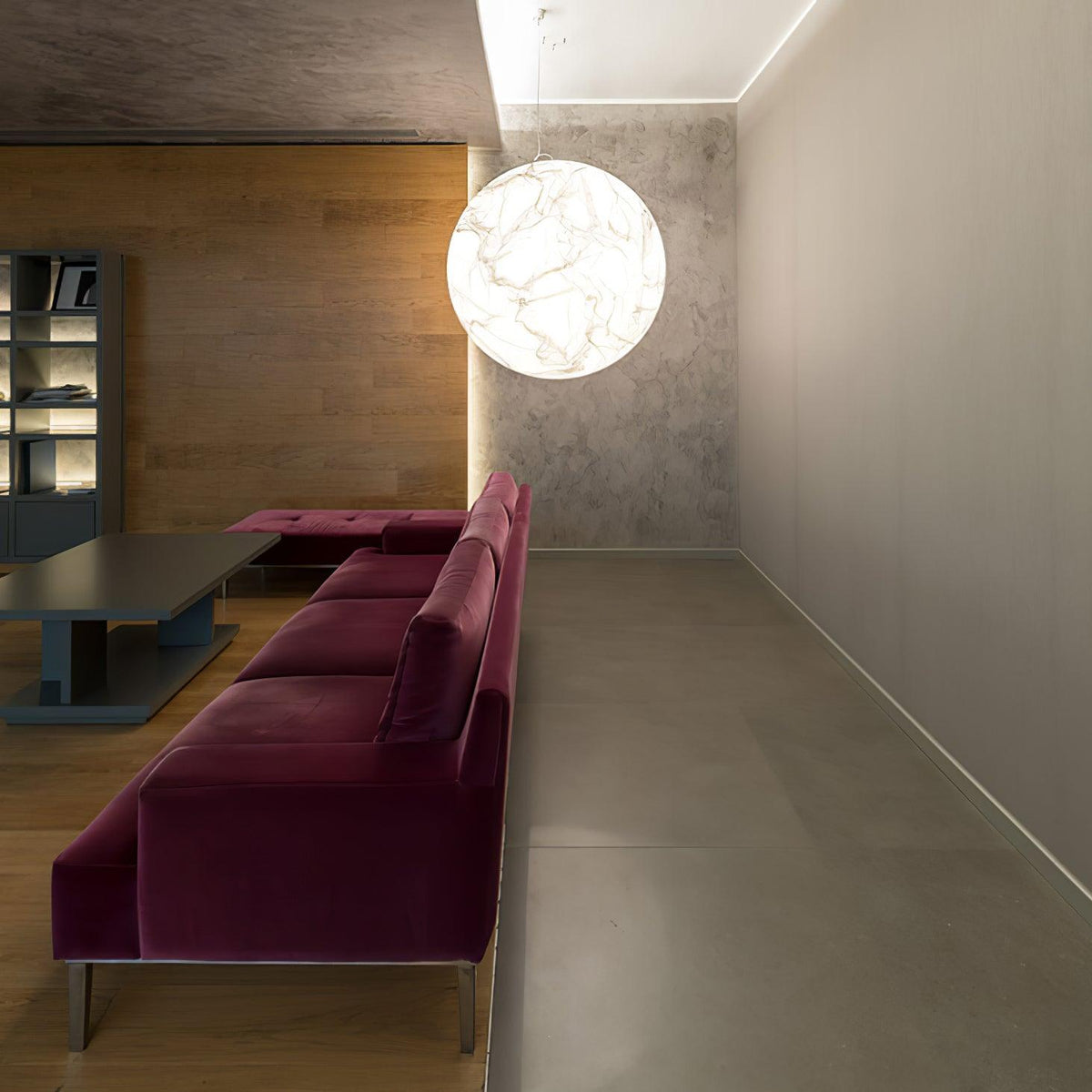 Globe Minimalist Silk Pendant Lamp