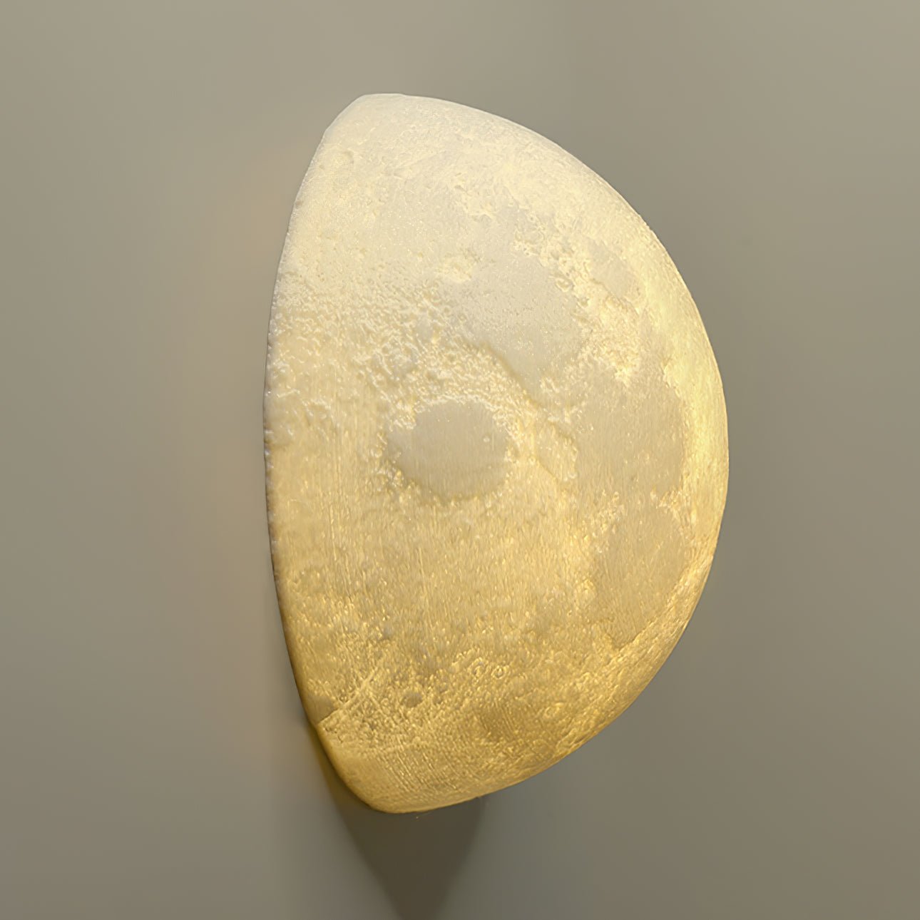 Olsolan Nordic Art Moon 3D Plastic Wall Lamp