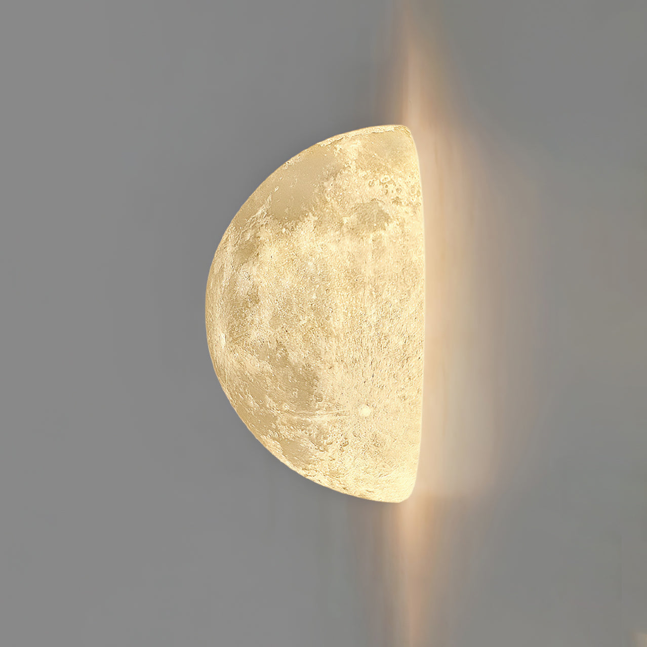 Olsolan Nordic Art Moon 3D Plastic Wall Lamp