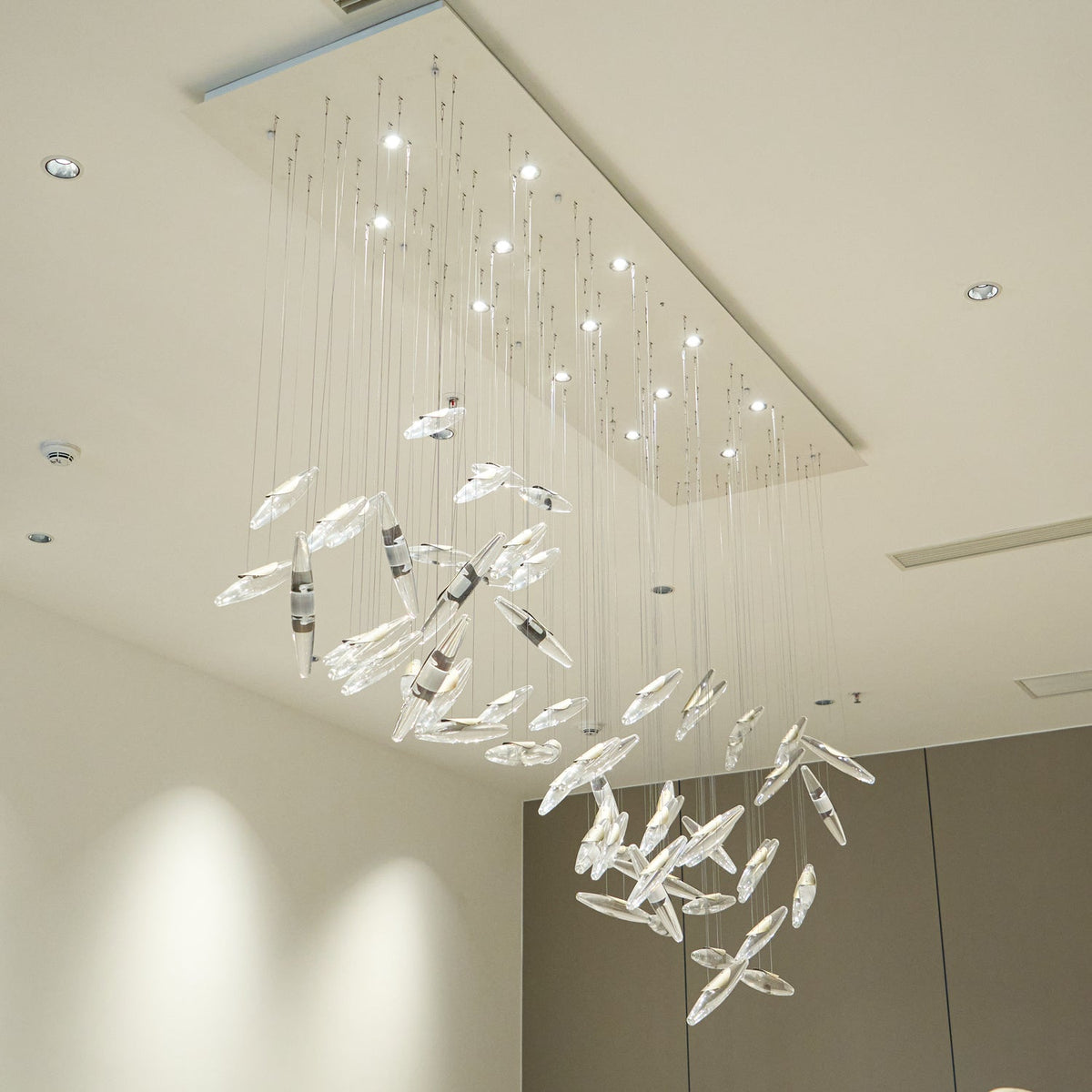 Hylor Luxury Moonlight Whispers Glass Chandelier