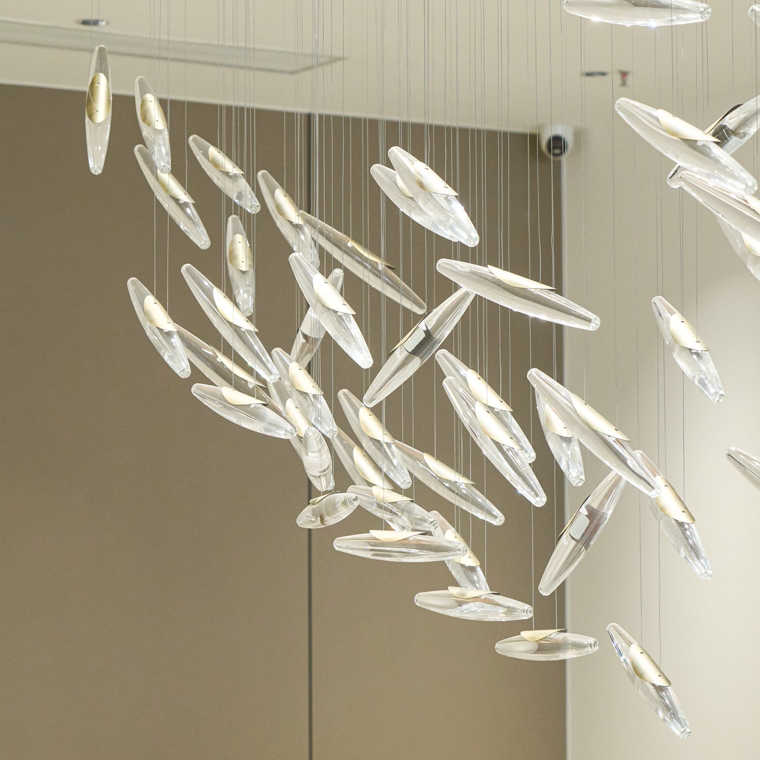 Hylor Luxury Moonlight Whispers Glass Chandelier