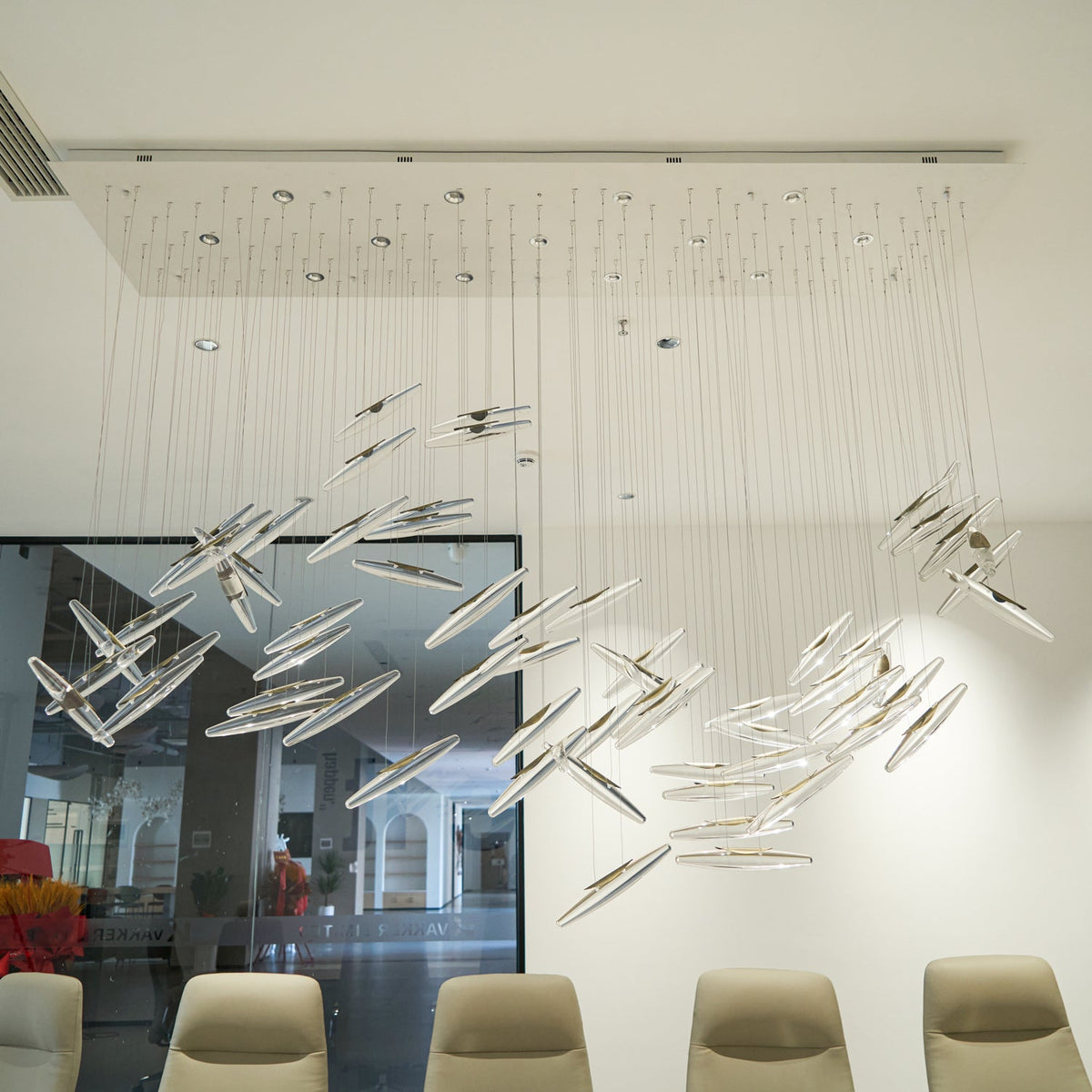 Hylor Luxury Moonlight Whispers Glass Chandelier