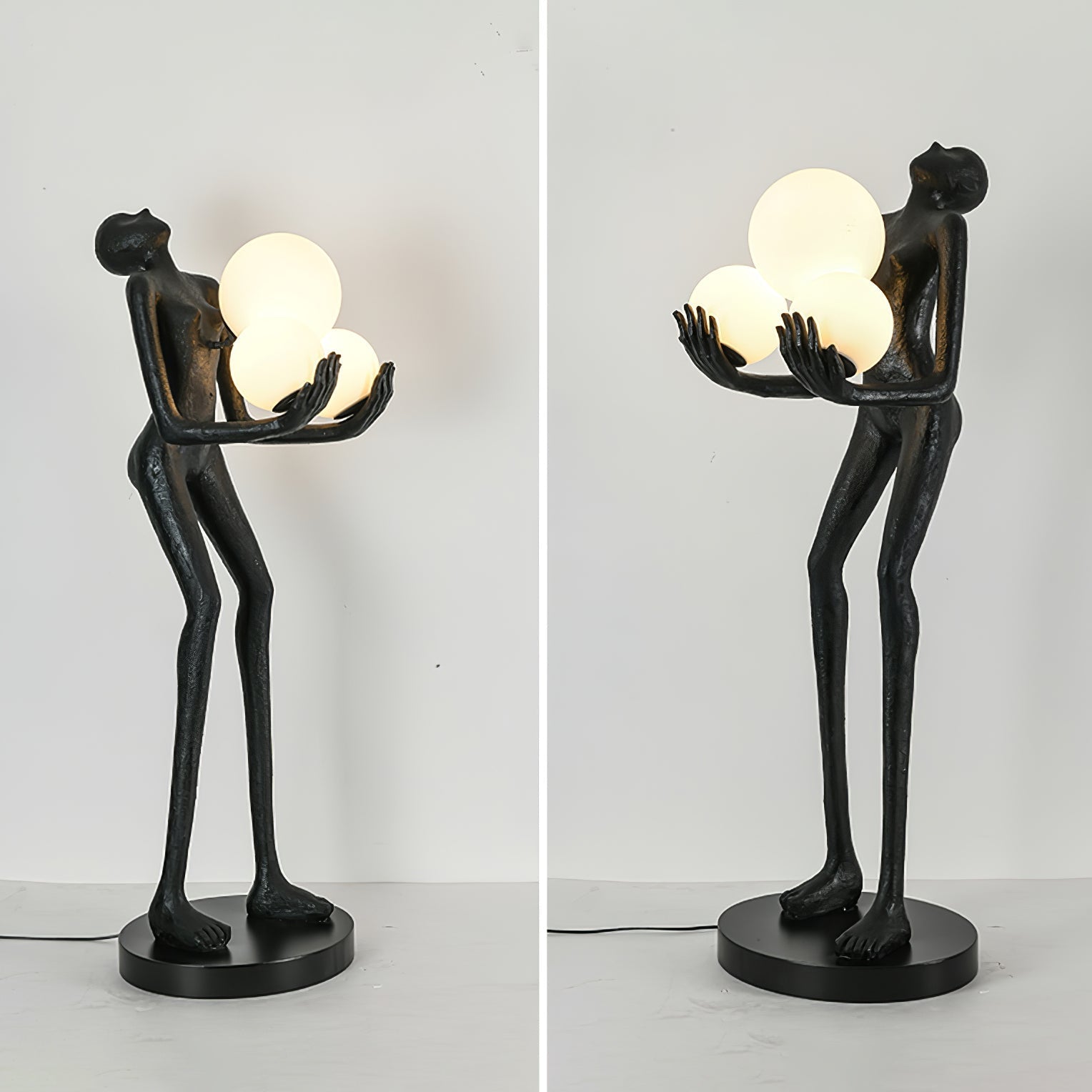 Erthearae Abstract Iron Floor Lamp