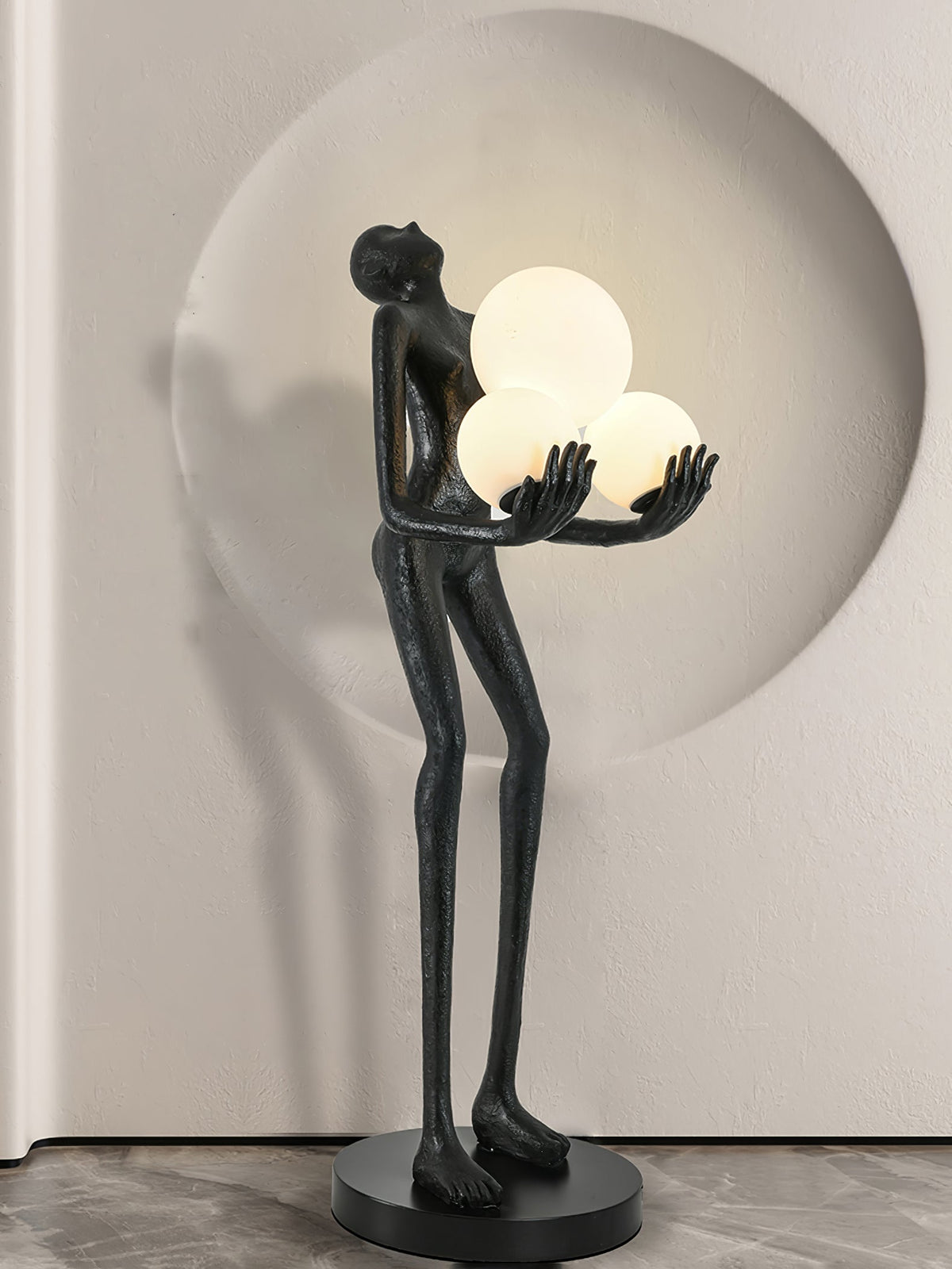 Erthearae Abstract Iron Floor Lamp