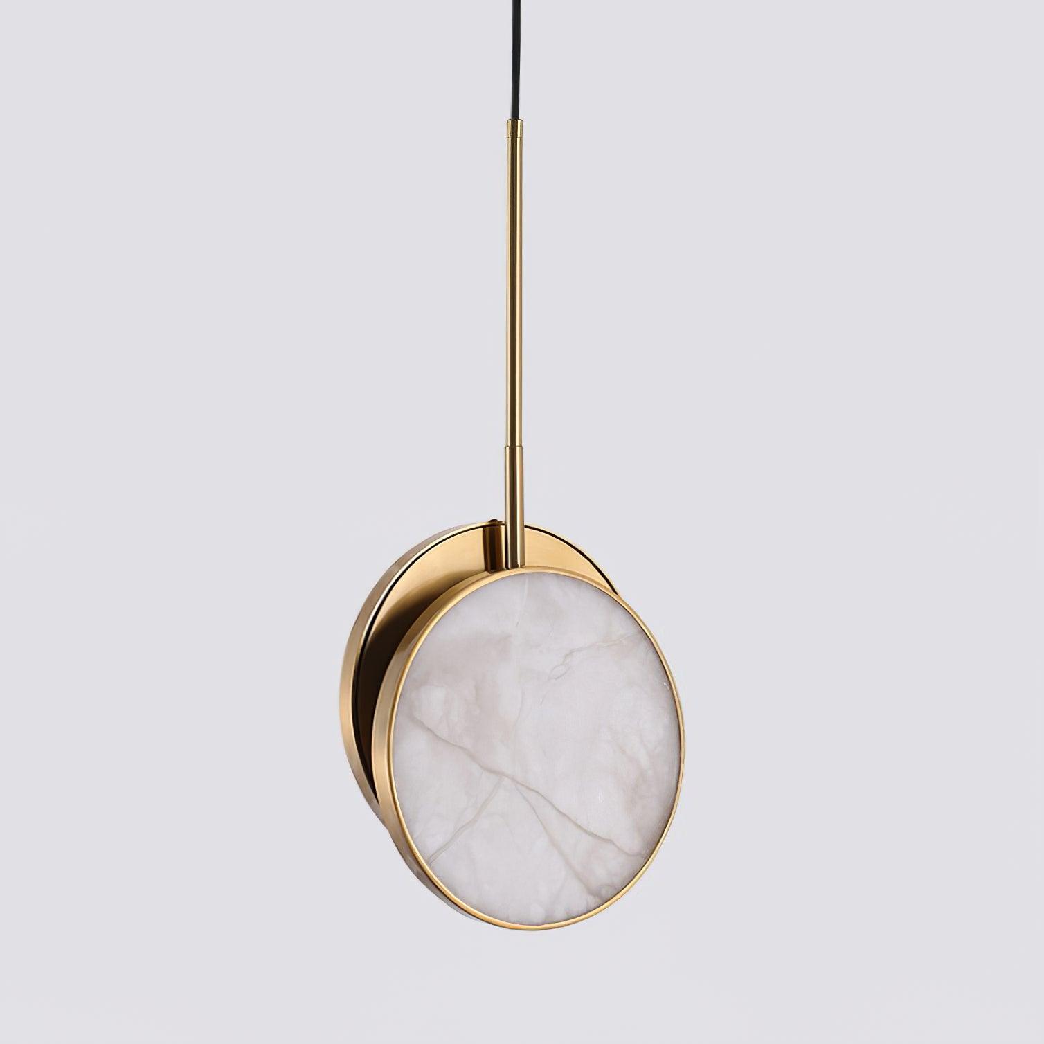 Synoryra Dual Disc Alabaster Pendant Light