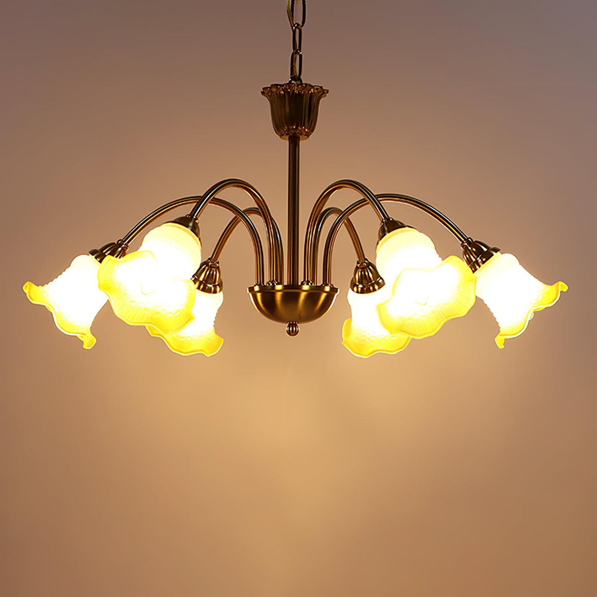 Diane Vintage Glass Chandelier