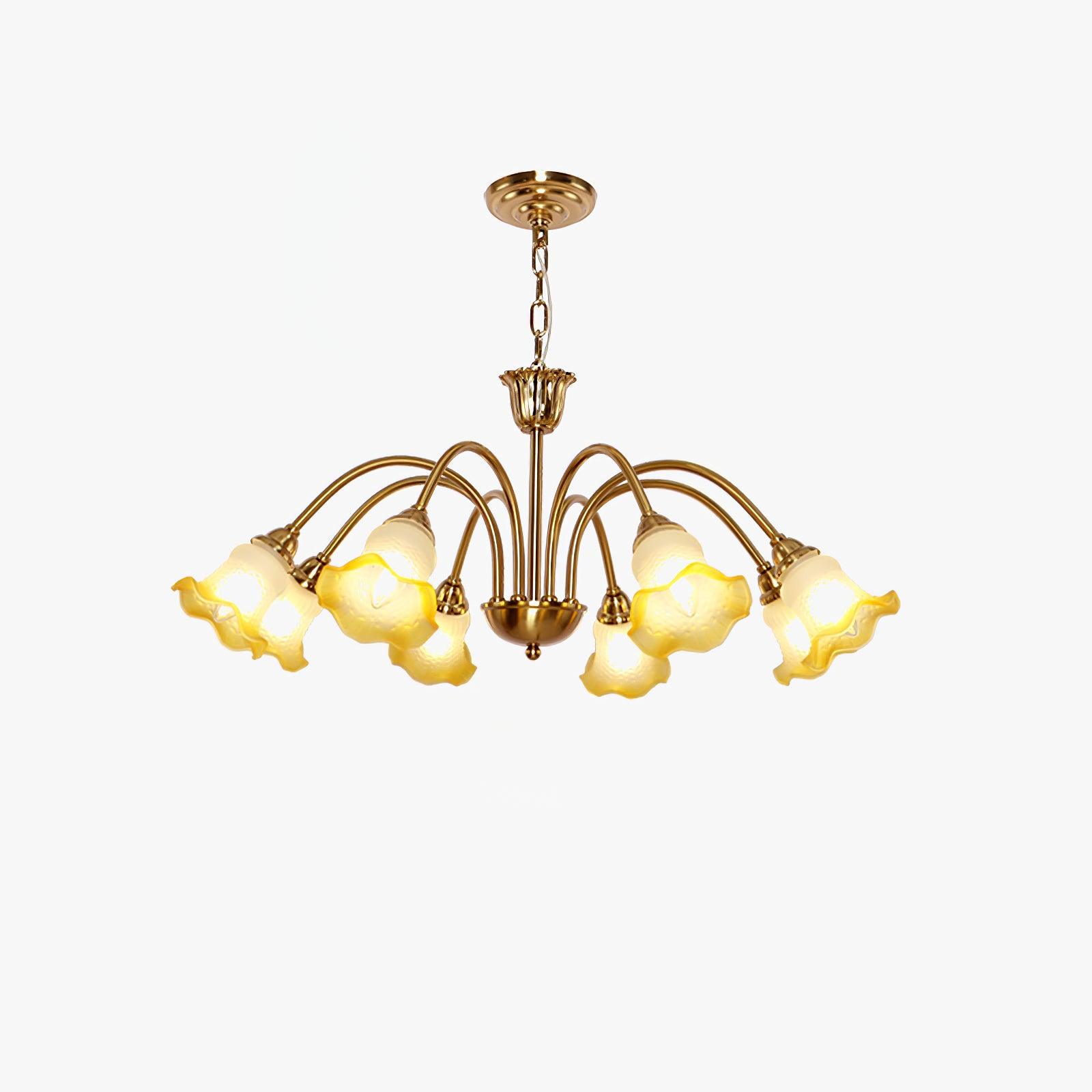 Diane Vintage Glass Chandelier