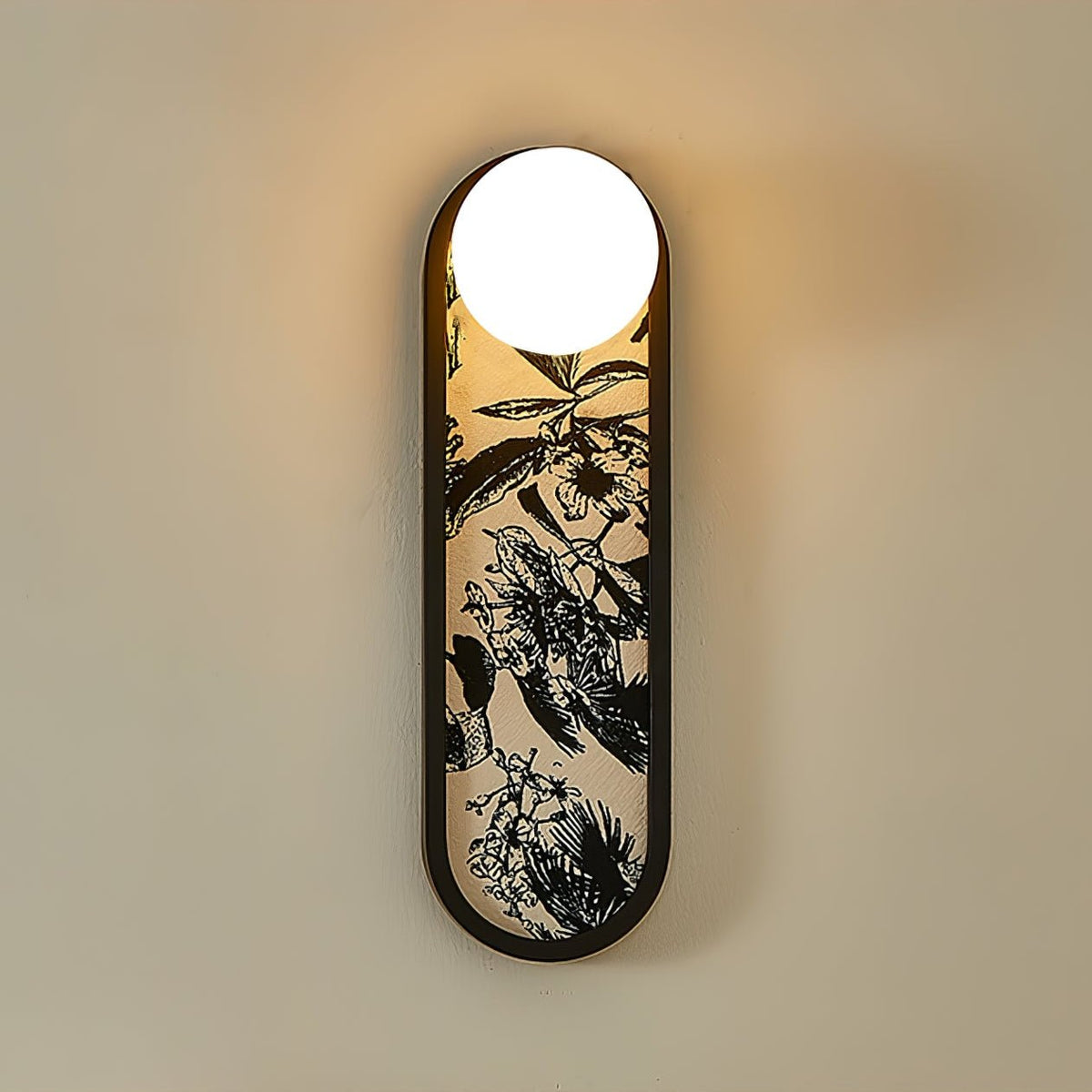 Uzorus Premium Nordic Art Fabric Wall Light