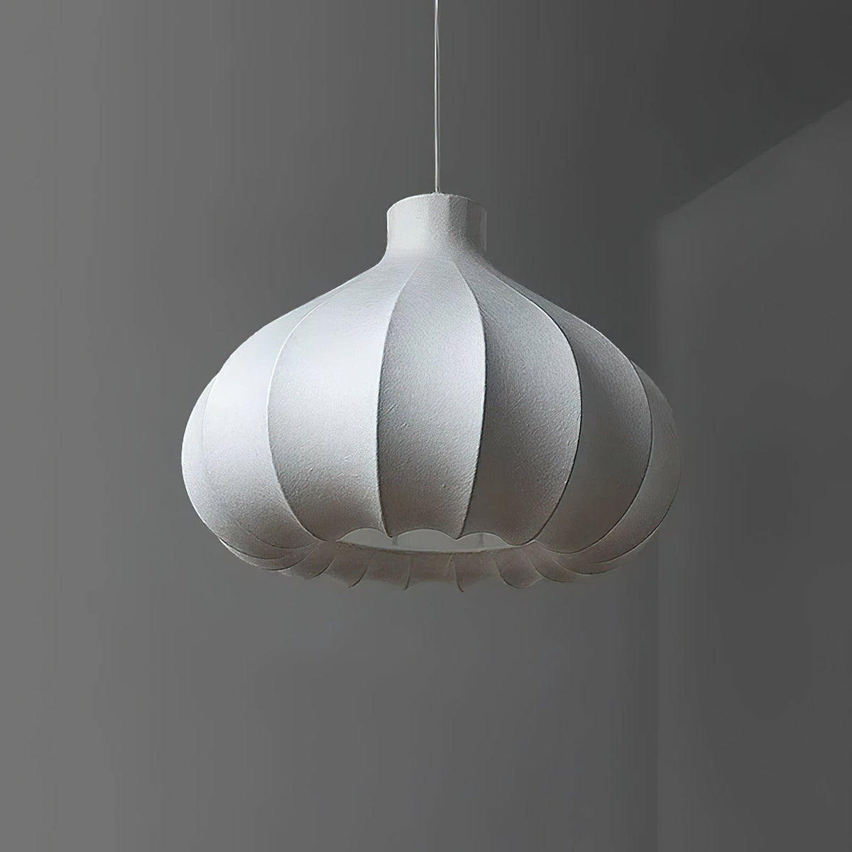 Zinnia Vintage Fabric Pendant Light