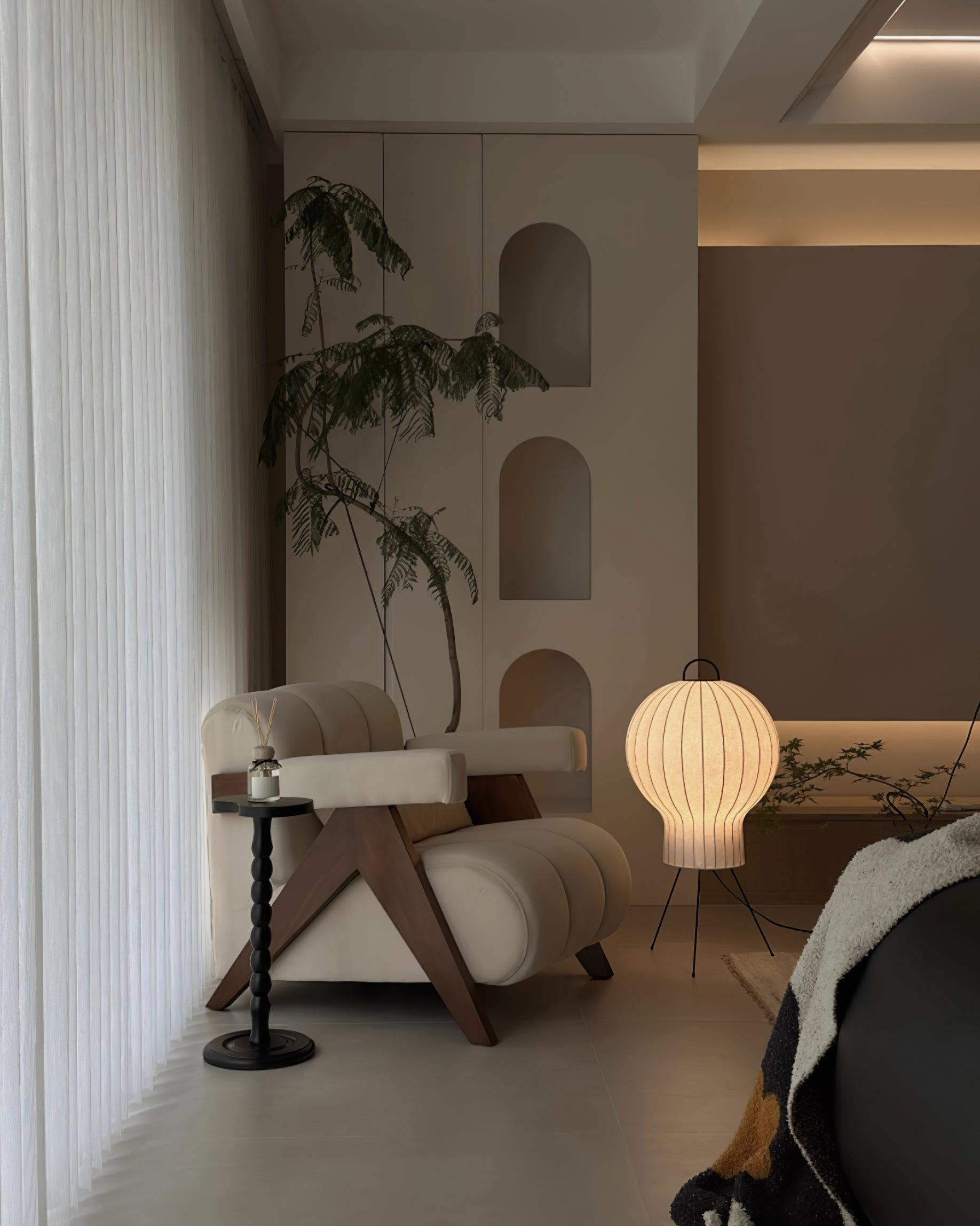 Balloon Minimalist Silk Floor lamp