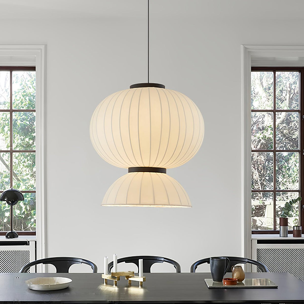 Eurzorion Silk Lantern Pendant Light