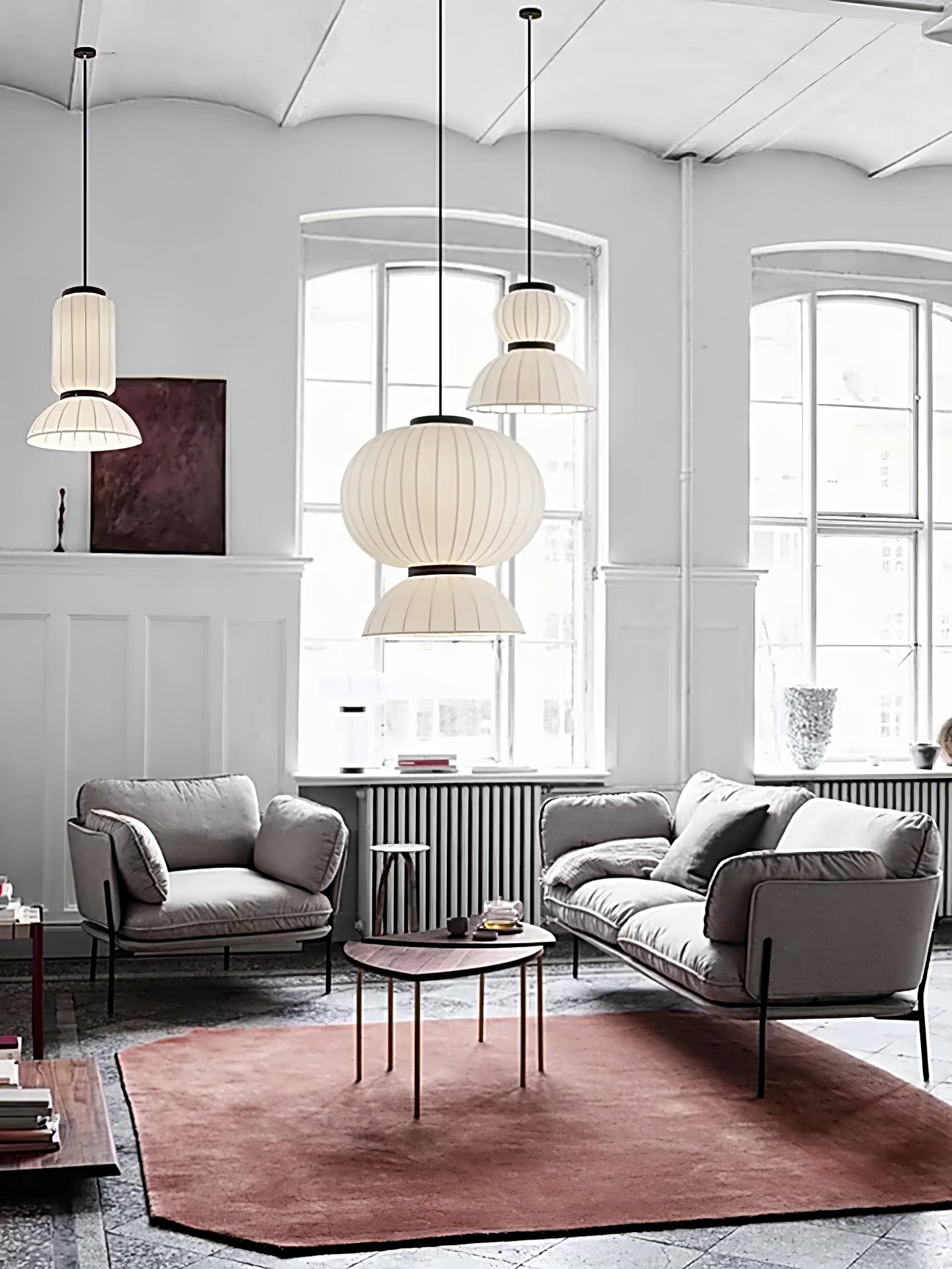 Eurzorion Silk Lantern Pendant Light