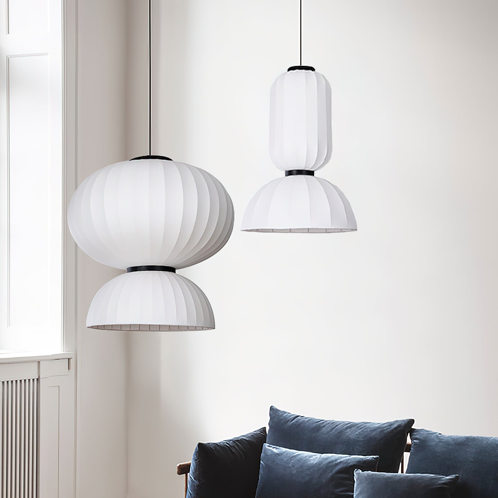 Eurzorion Silk Lantern Pendant Light