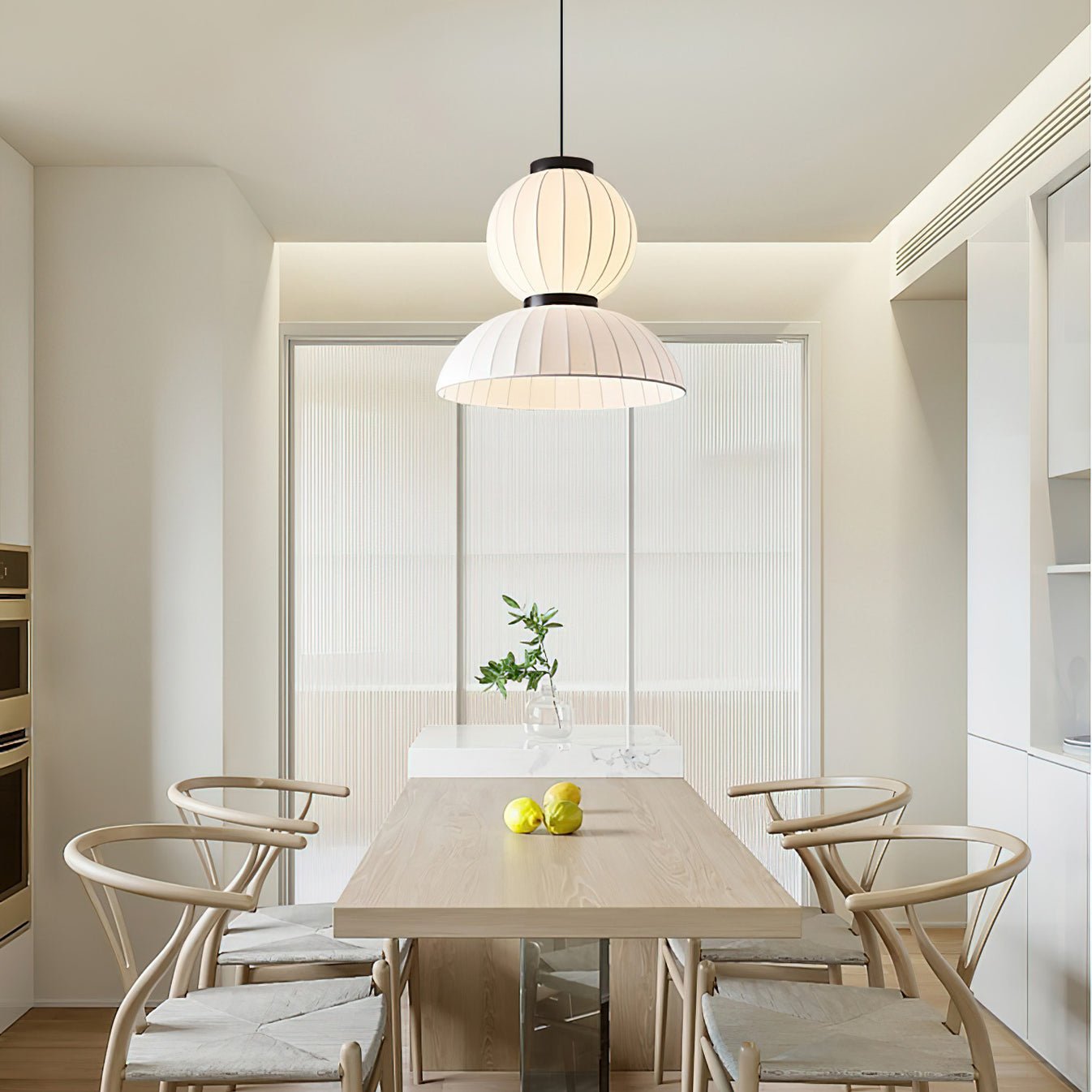 Eurzorion Silk Lantern Pendant Light