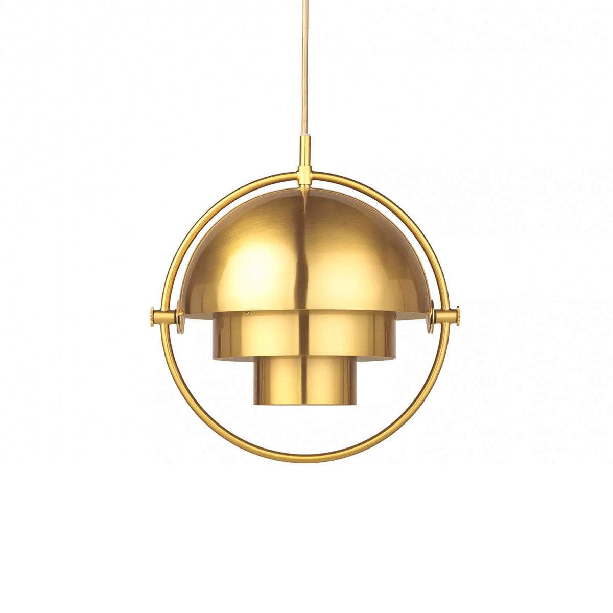Miruaine Pendant Lamp Deformed Ball Golden