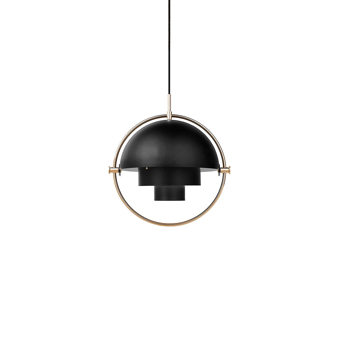 Miruaine Pendant Lamp Deformed Ball Golden