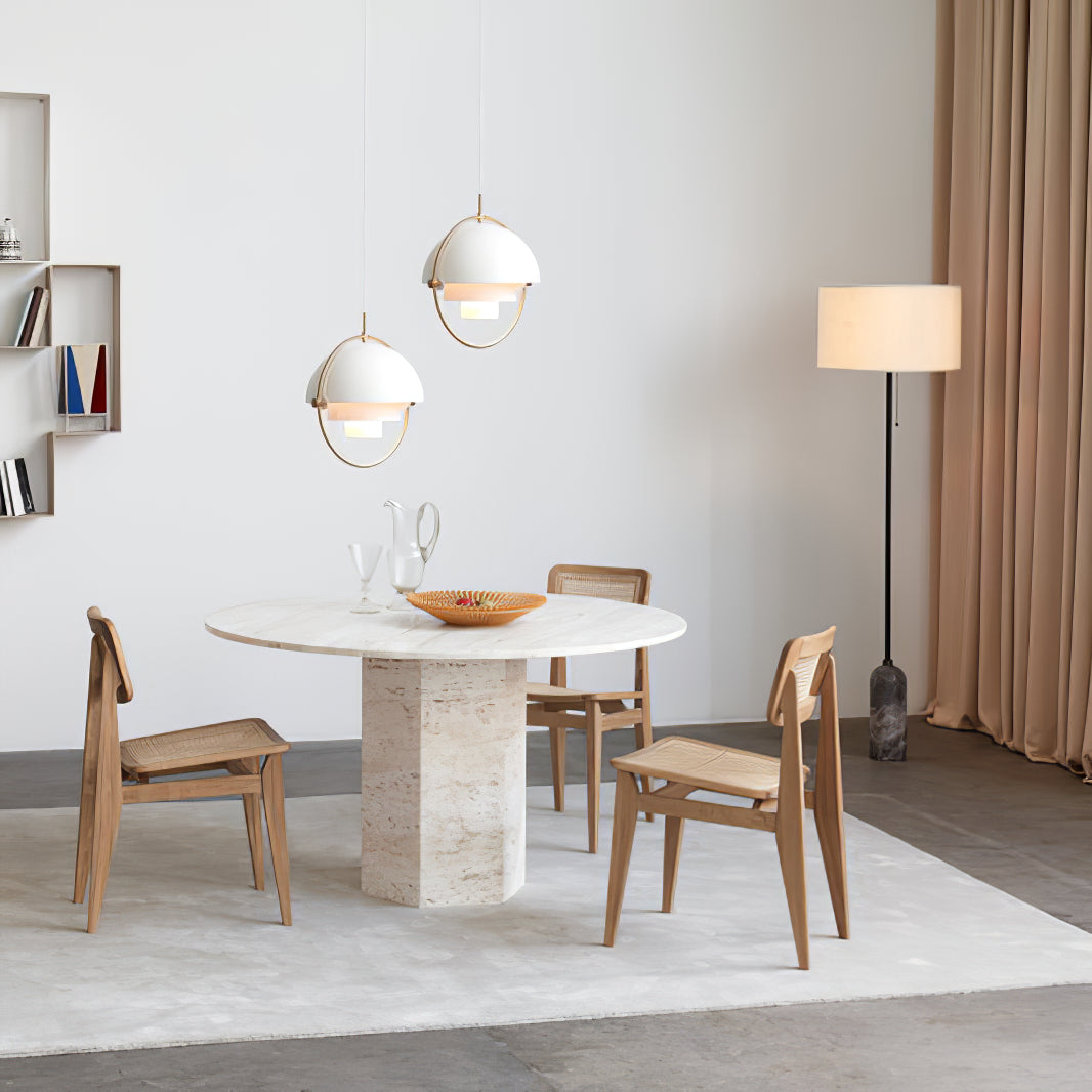 Lustra Pendant Lamp Deformed Ball Golden - Neutral Decor