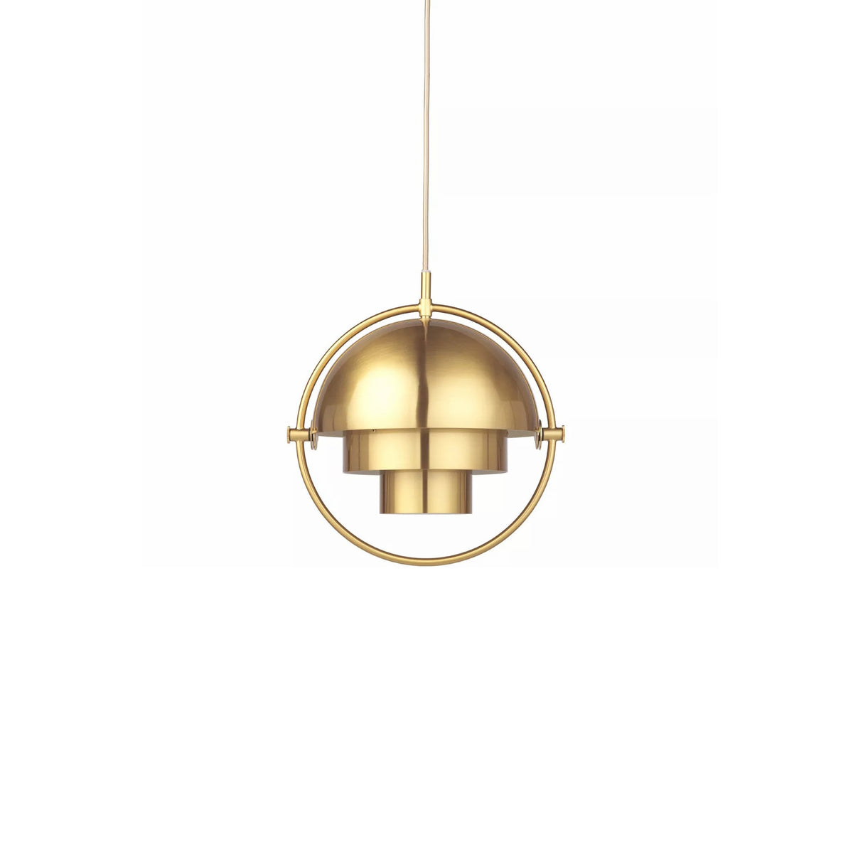 Miruaine Pendant Lamp Deformed Ball Golden