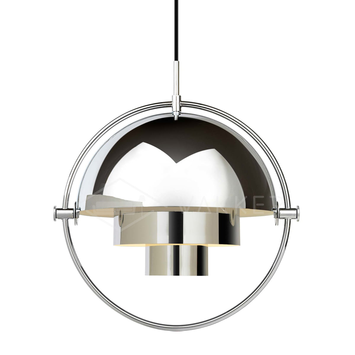 Lustra Pendant Lamp Deformed Ball Golden - Neutral Decor