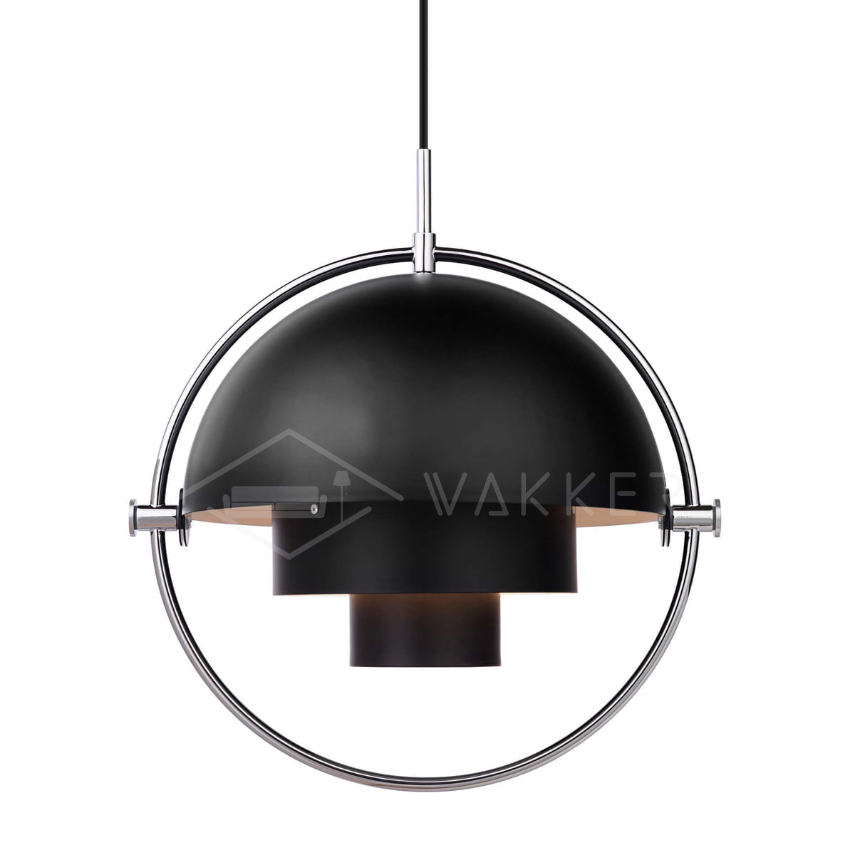 Miruaine Pendant Lamp Deformed Ball Golden