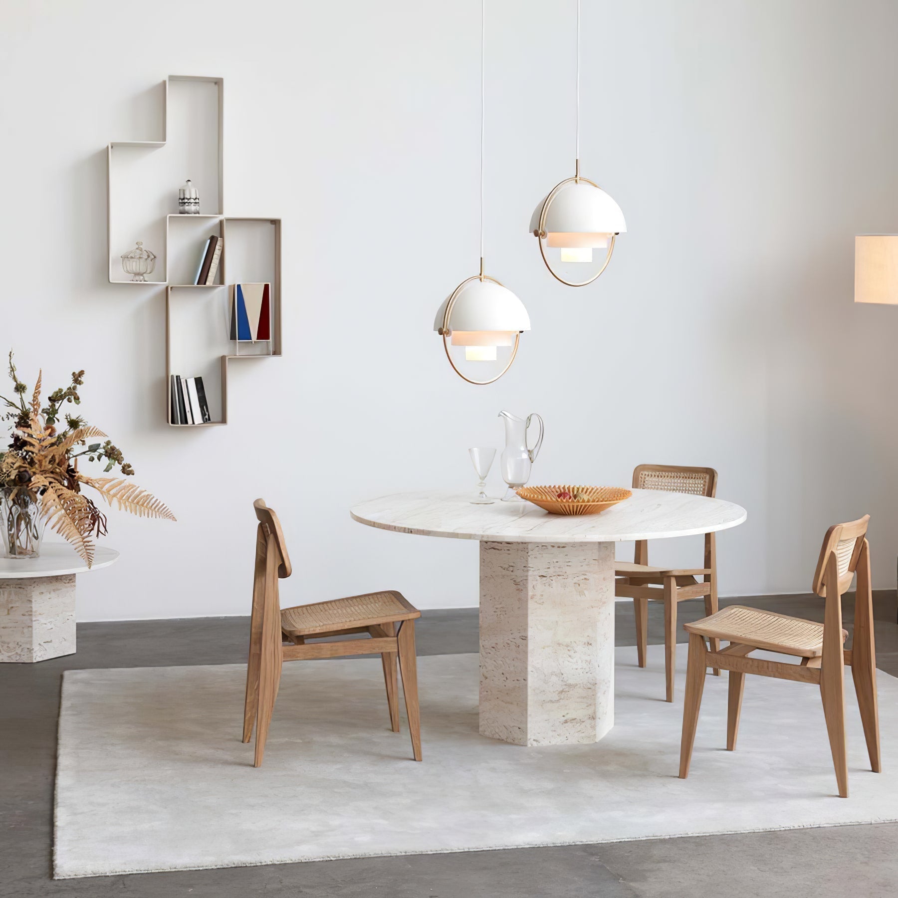 Miruaine Pendant Lamp Deformed Ball Golden