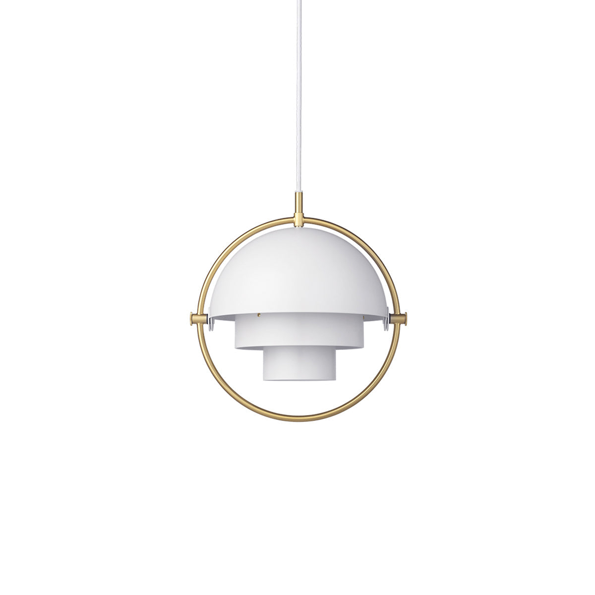 Miruaine Pendant Lamp Deformed Ball Golden