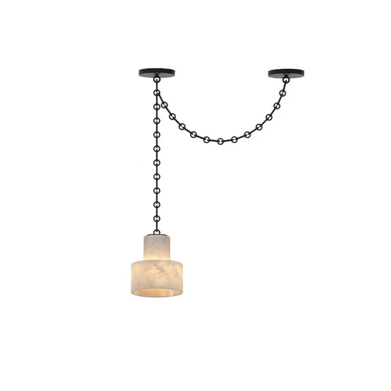 Leocadie Multi-Tier Chain Drum Pendant Lamp