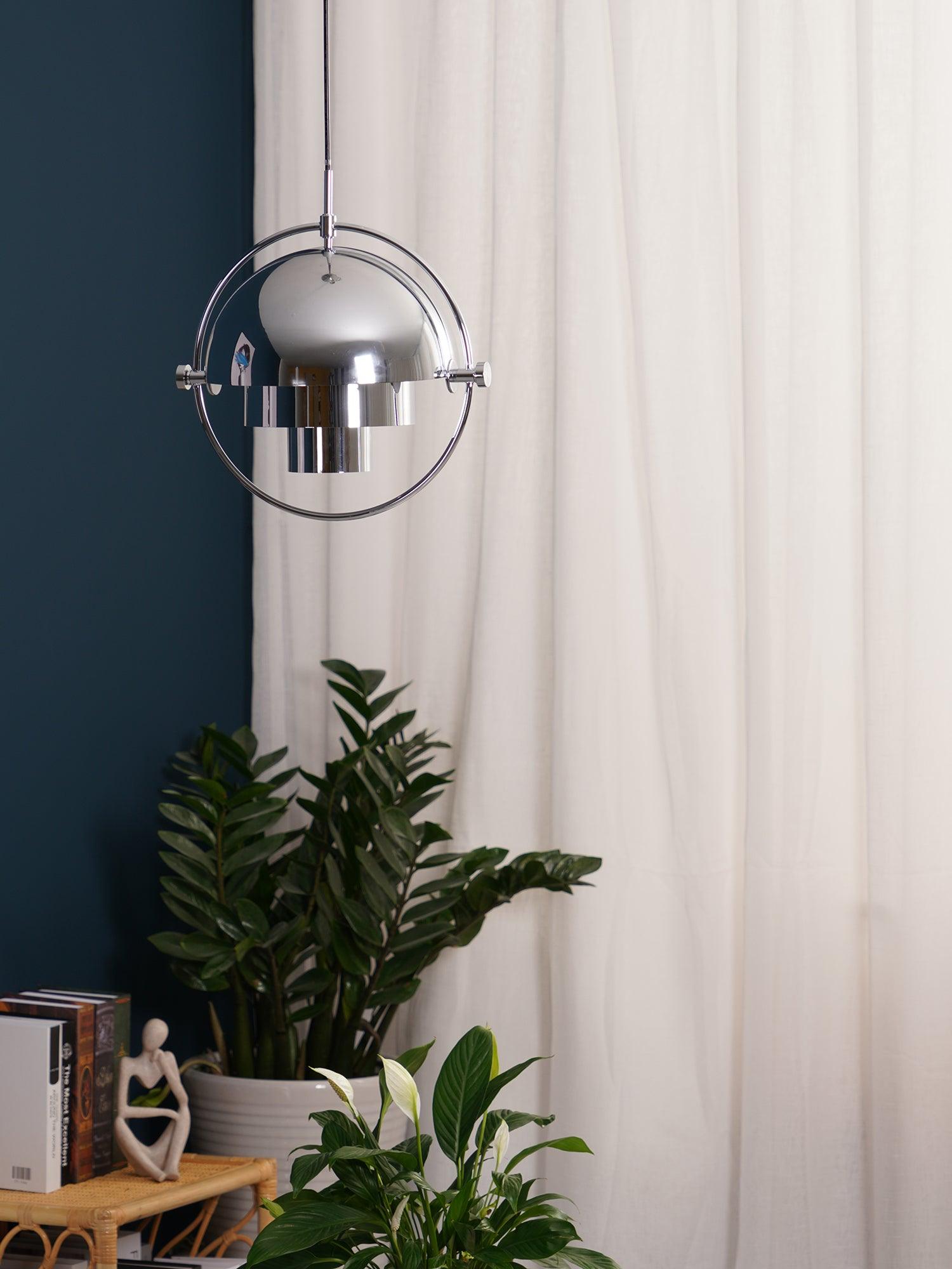 Lustra Pendant Lamp Deformed Ball Golden - Neutral Decor