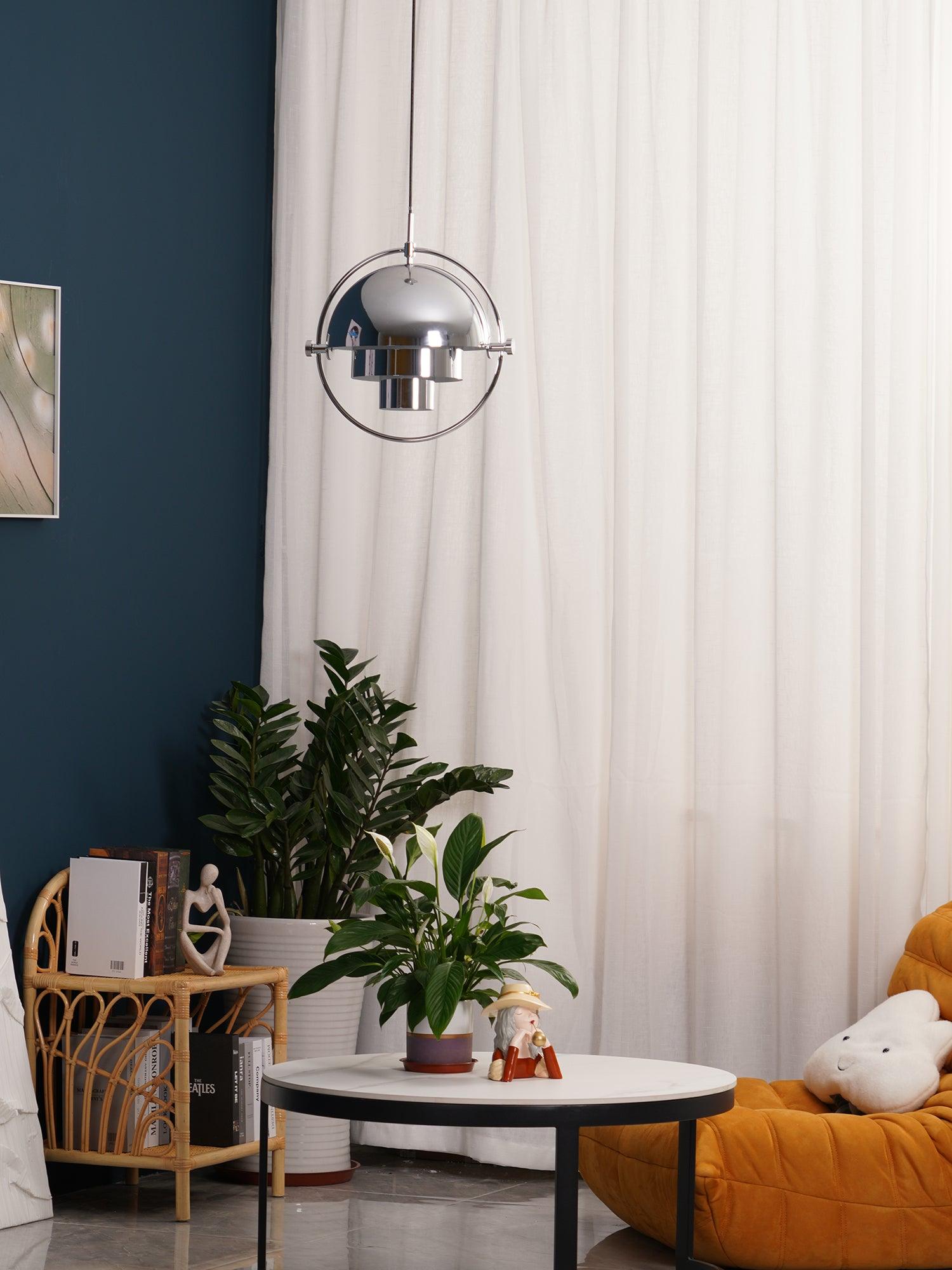 Lustra Pendant Lamp Deformed Ball Golden - Neutral Decor
