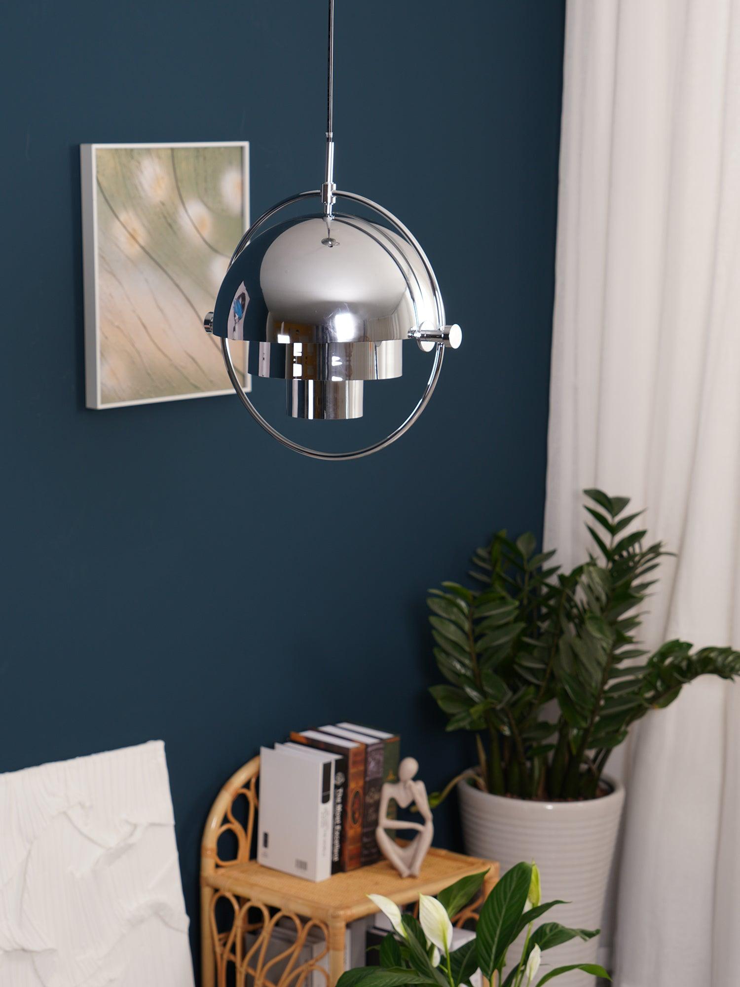 Lustra Pendant Lamp Deformed Ball Golden - Neutral Decor