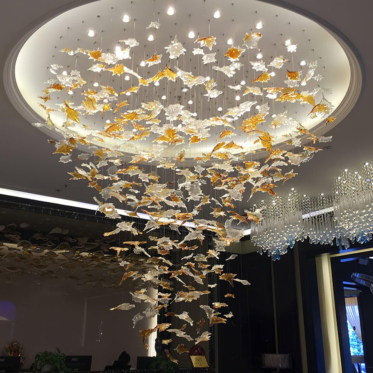 Maple Canopy Crystal Chandelier