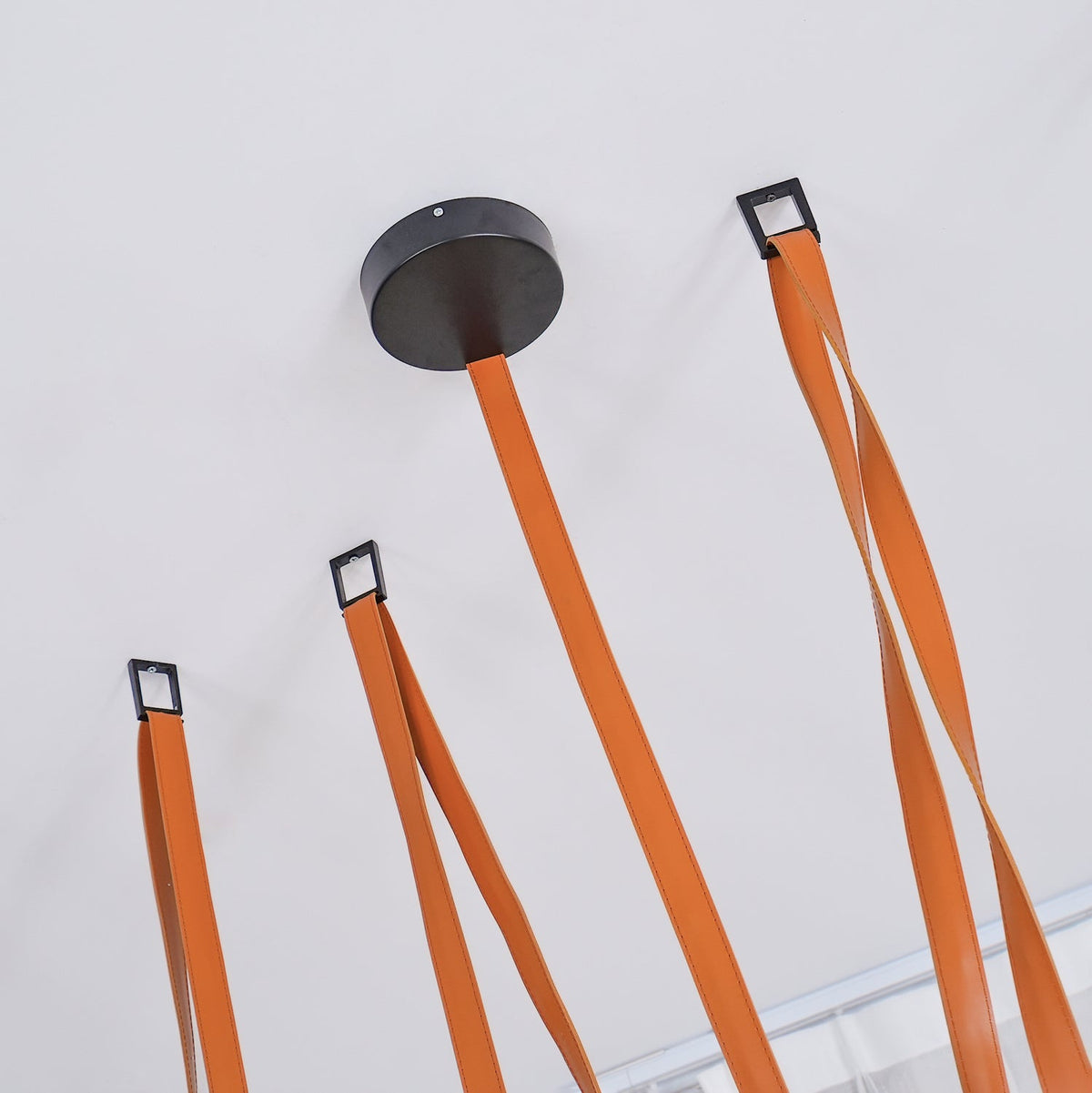 Velinenne Pendant Lamp Leather Belt Glass