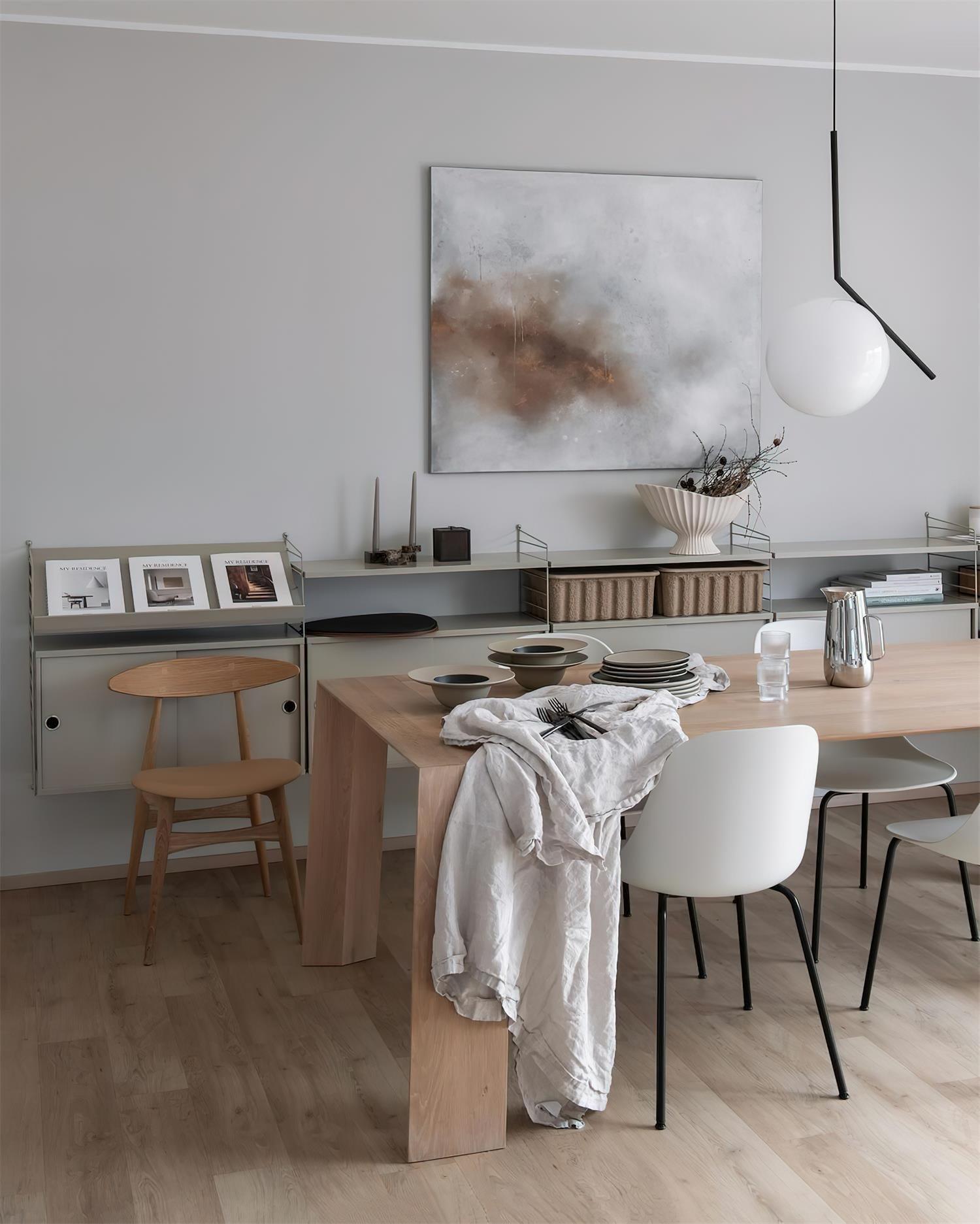 Linea Pendant Light Glass - Neutral Decor