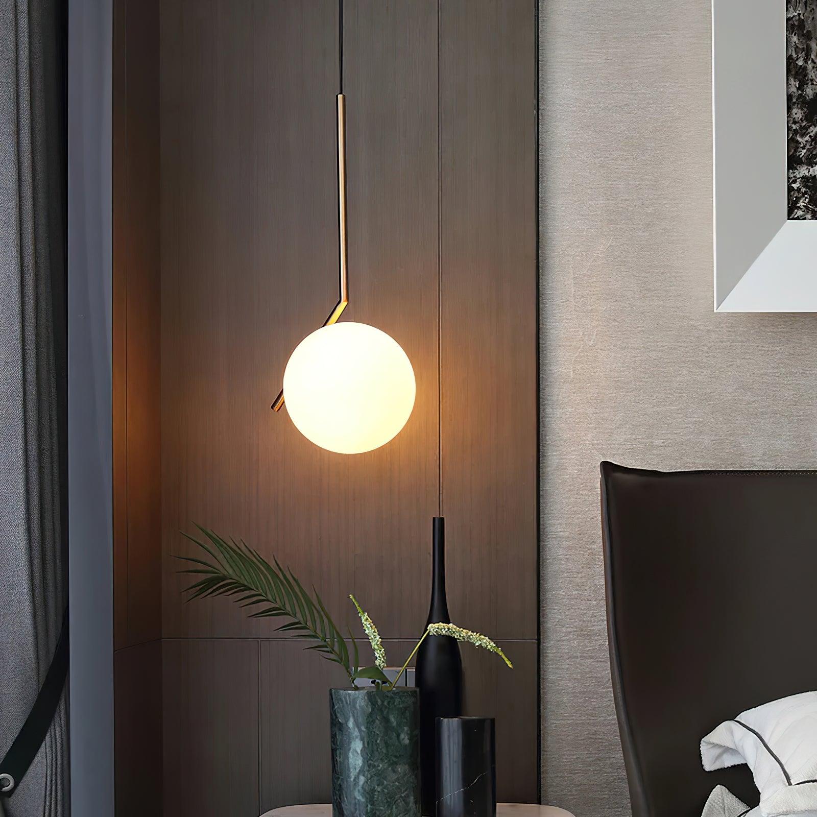 Linea Pendant Light Glass - Neutral Decor