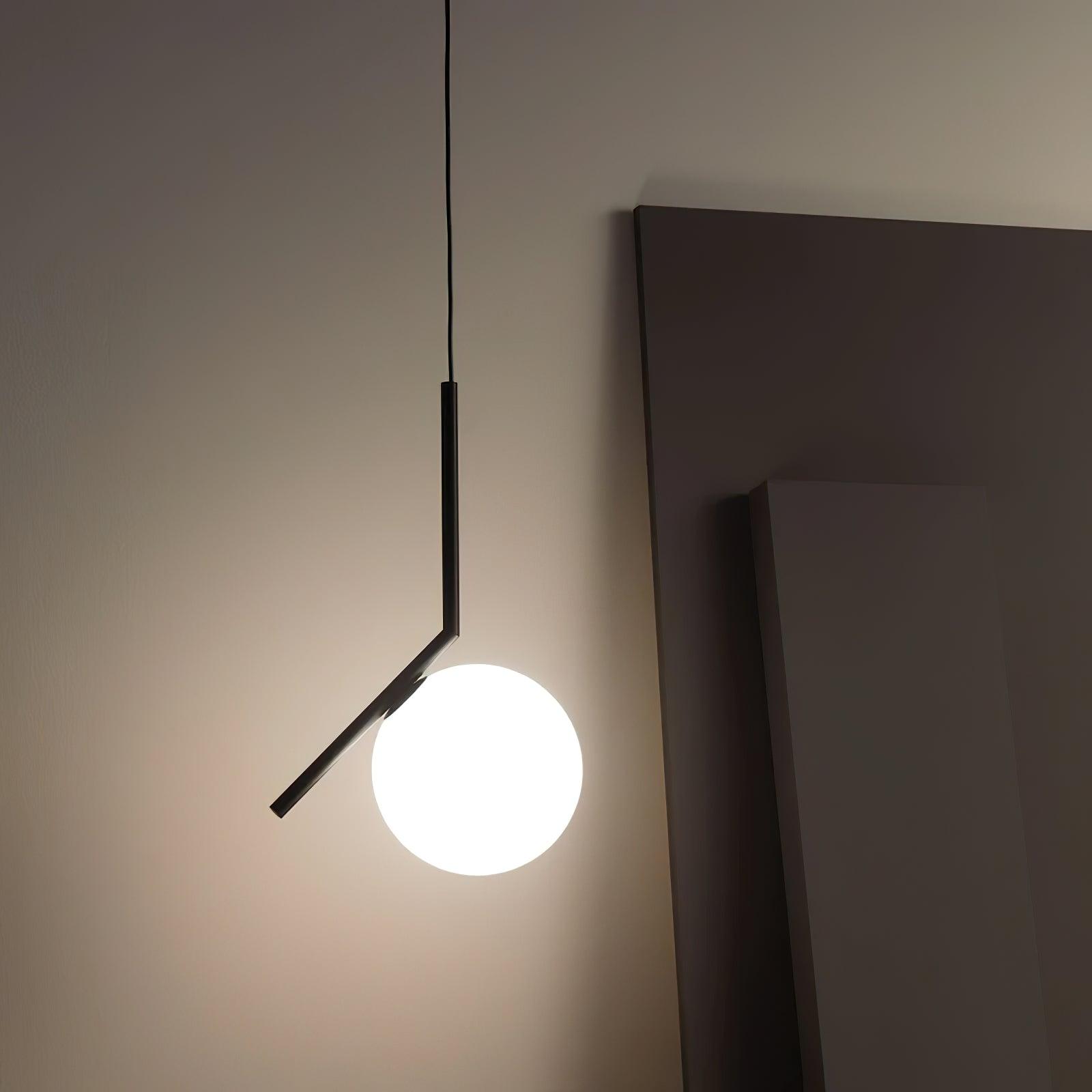 Linea Pendant Light Glass - Neutral Decor