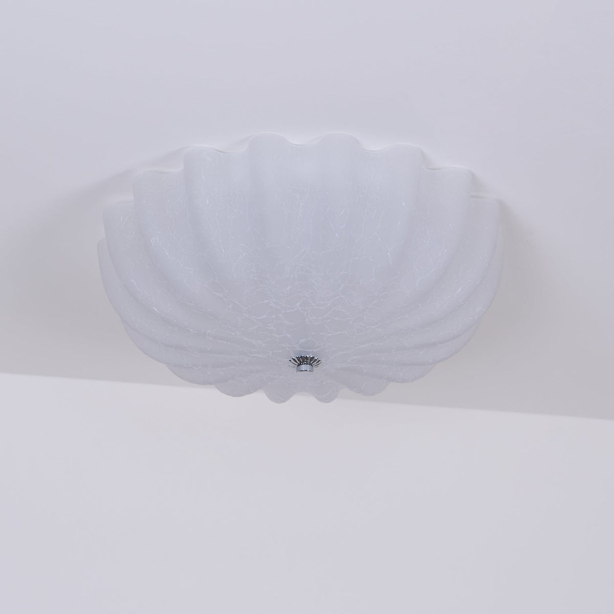 Urelis Ceiling Lamp Murano Blown Glass Shell Inspired