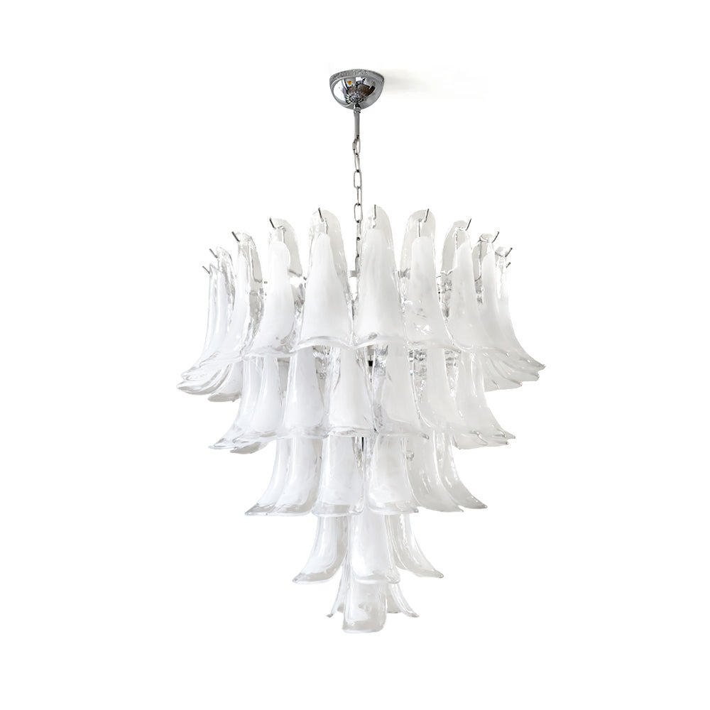 Celiian Chandelier Murano Glass Petals Vintage