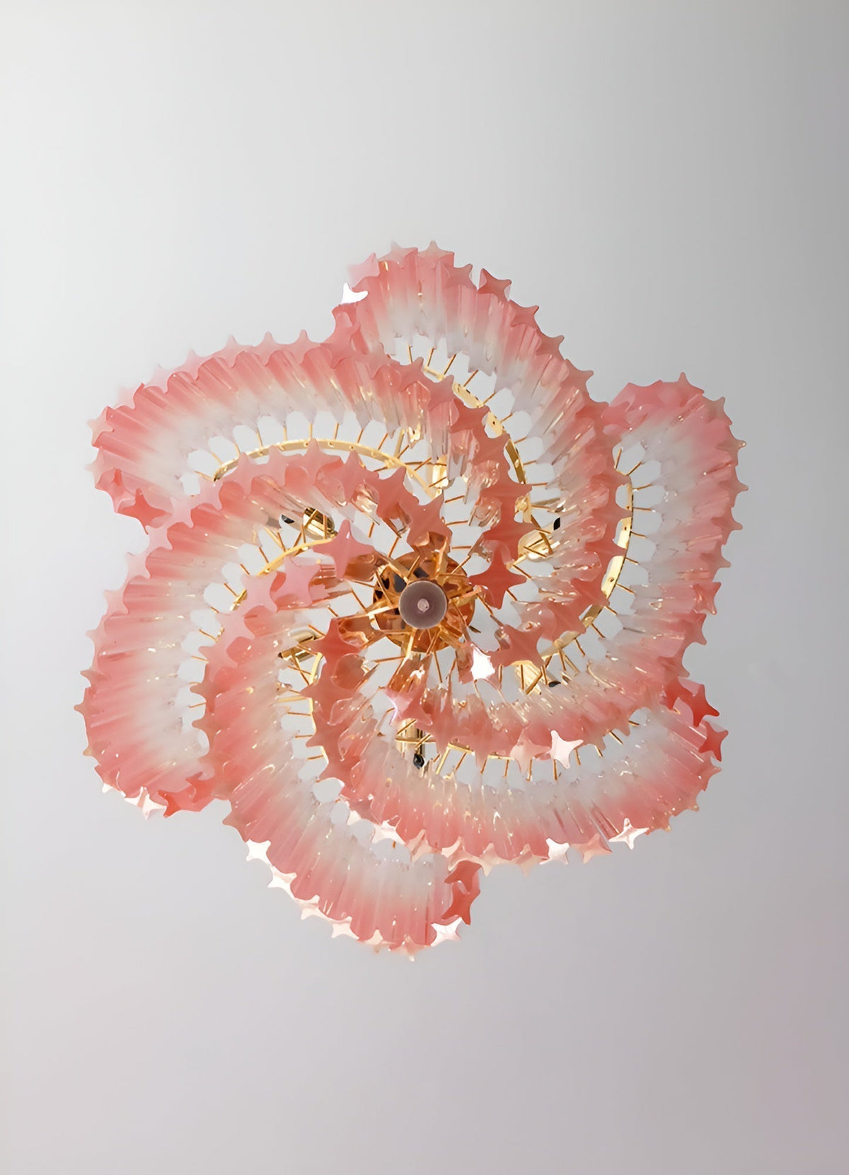 Evmararae Gradient Glass Chandelier
