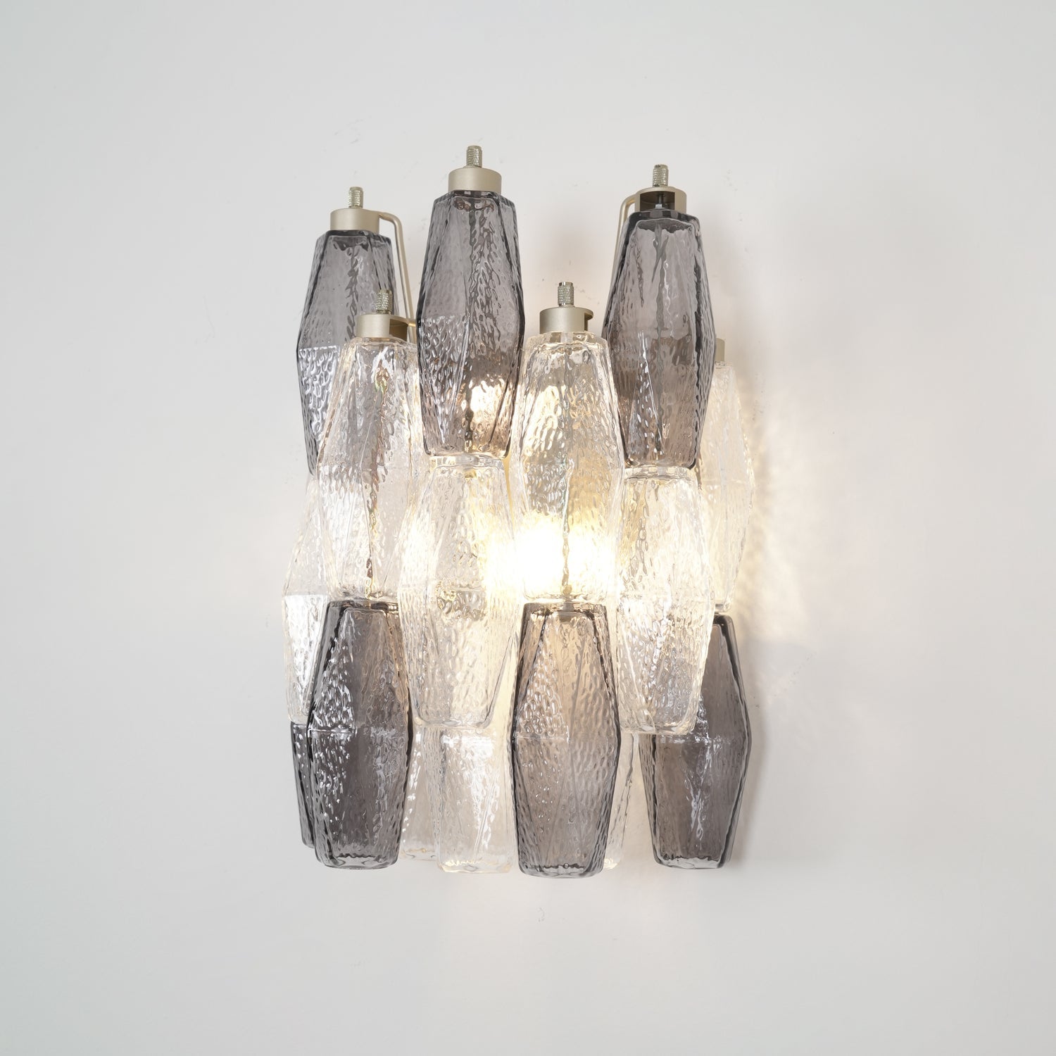 Eiruaria Wall Lamp Rhombus Glass Tiered Contemporary